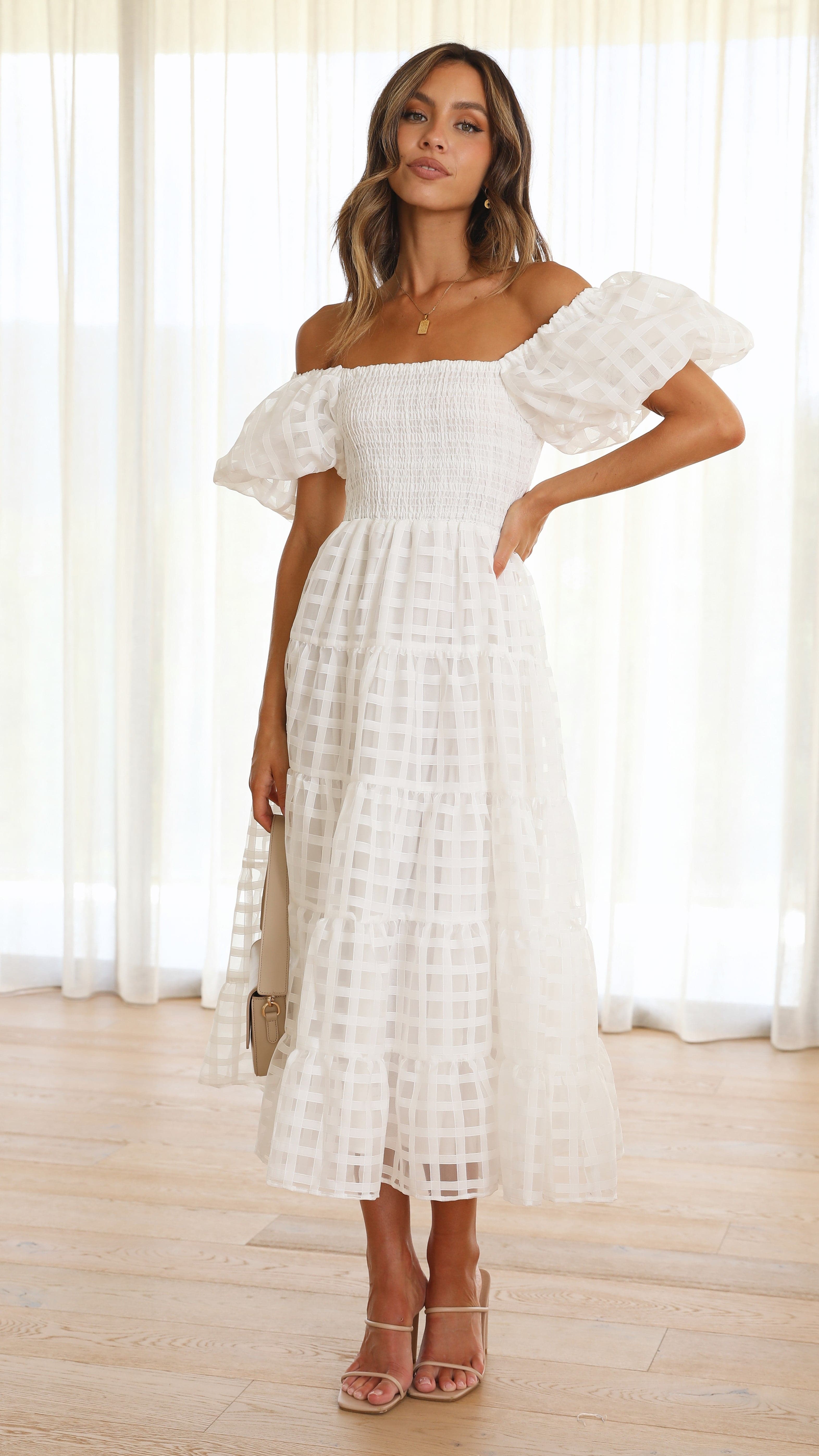 Kikodress - Deemi Maxi Dress - White
