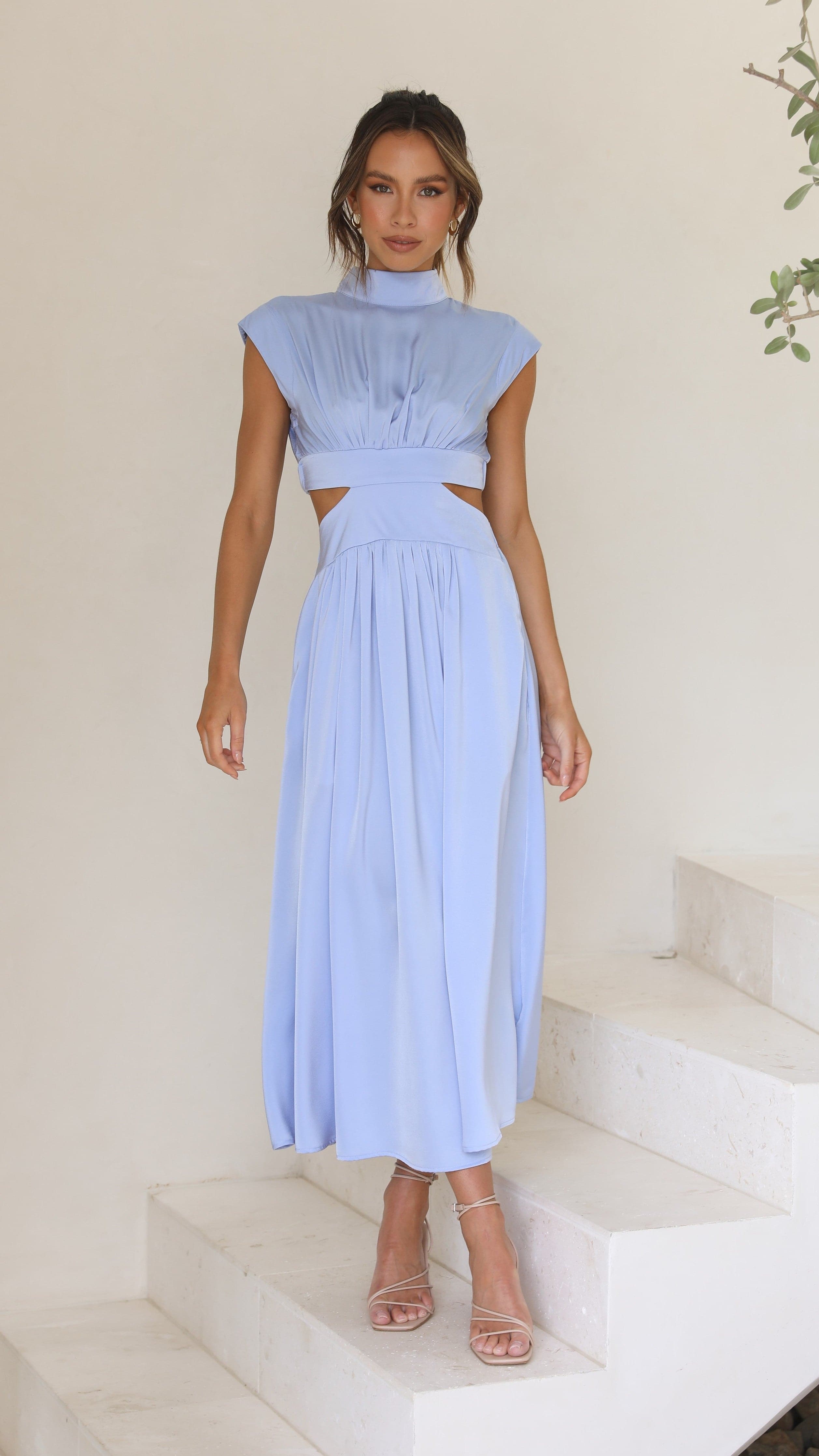 Kikodress - Cindie Midi Dress - Blue