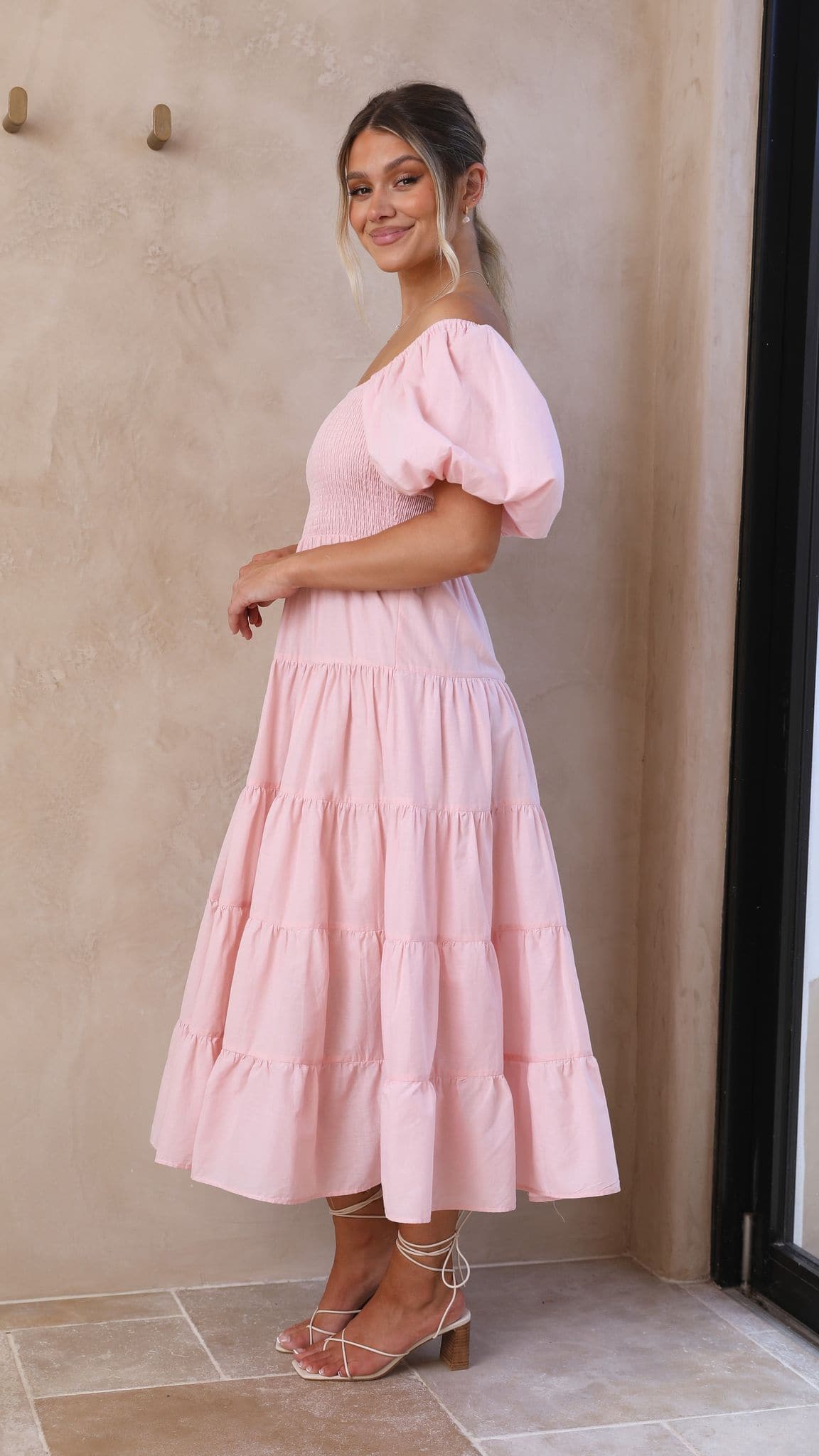 Kikodress - Chyna Midi Dress - Blush