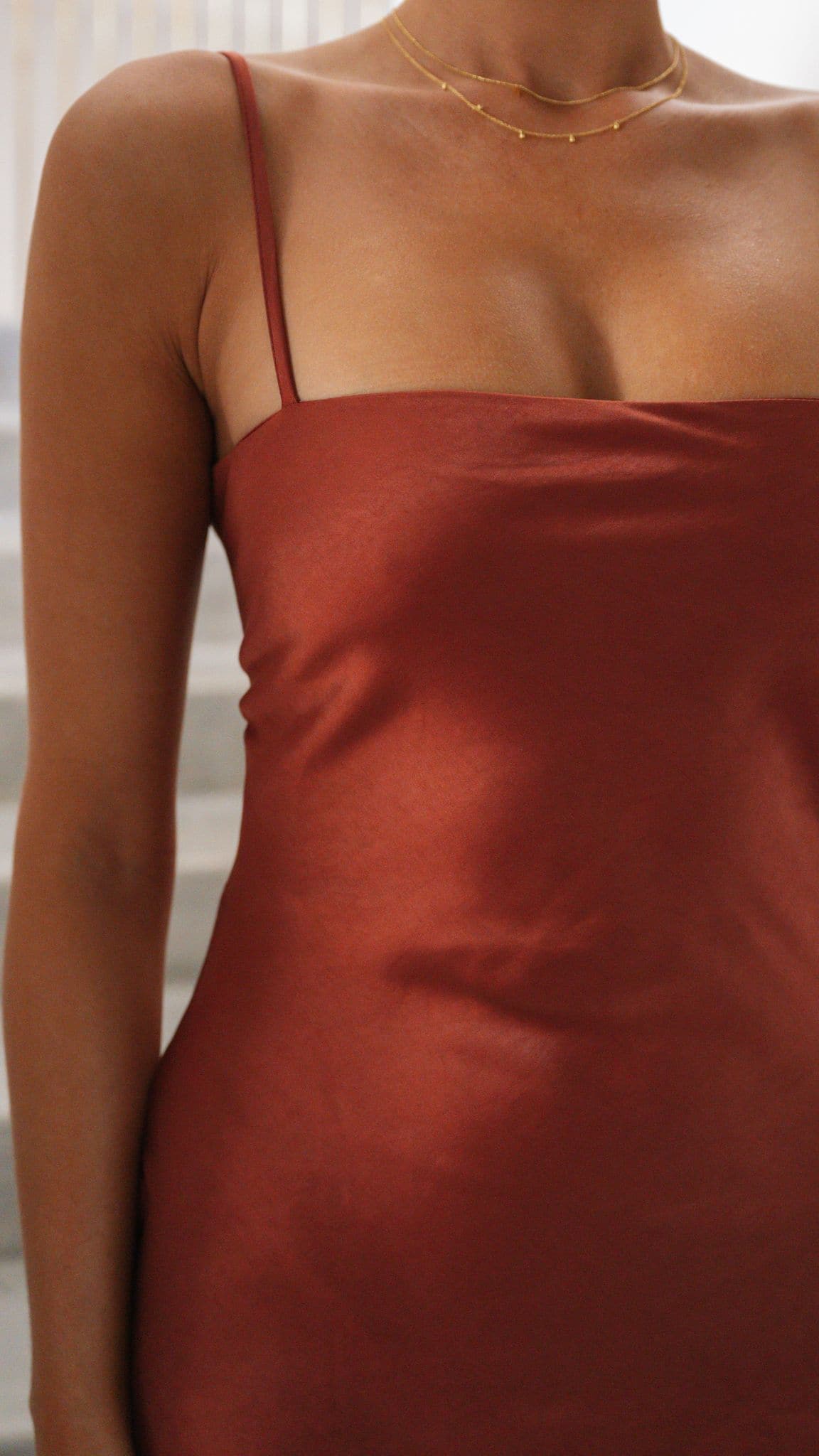 Kikodress - Keira Midi Dress - Rust