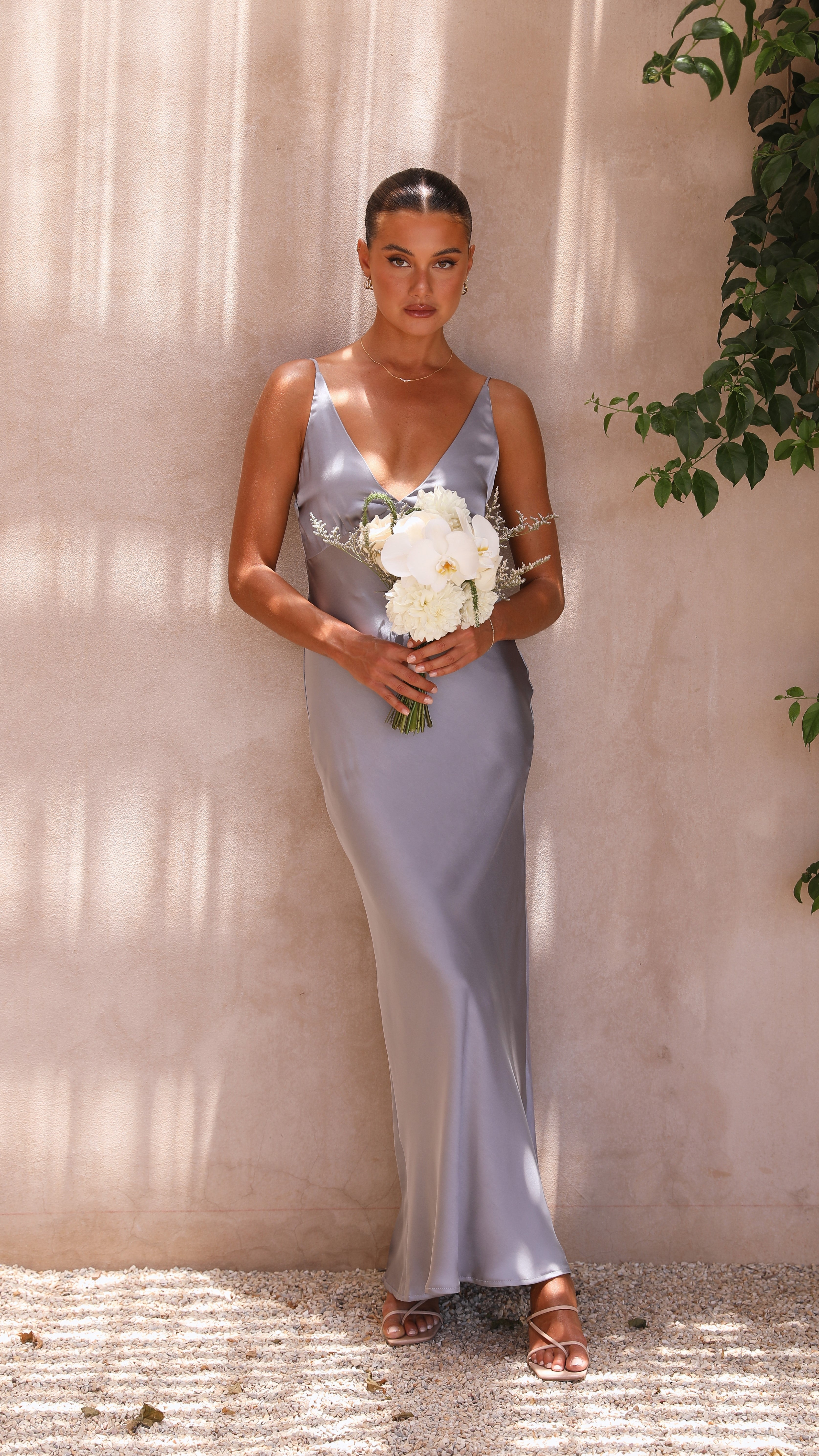 Kikodress - Ziah Maxi Dress - Steel Blue