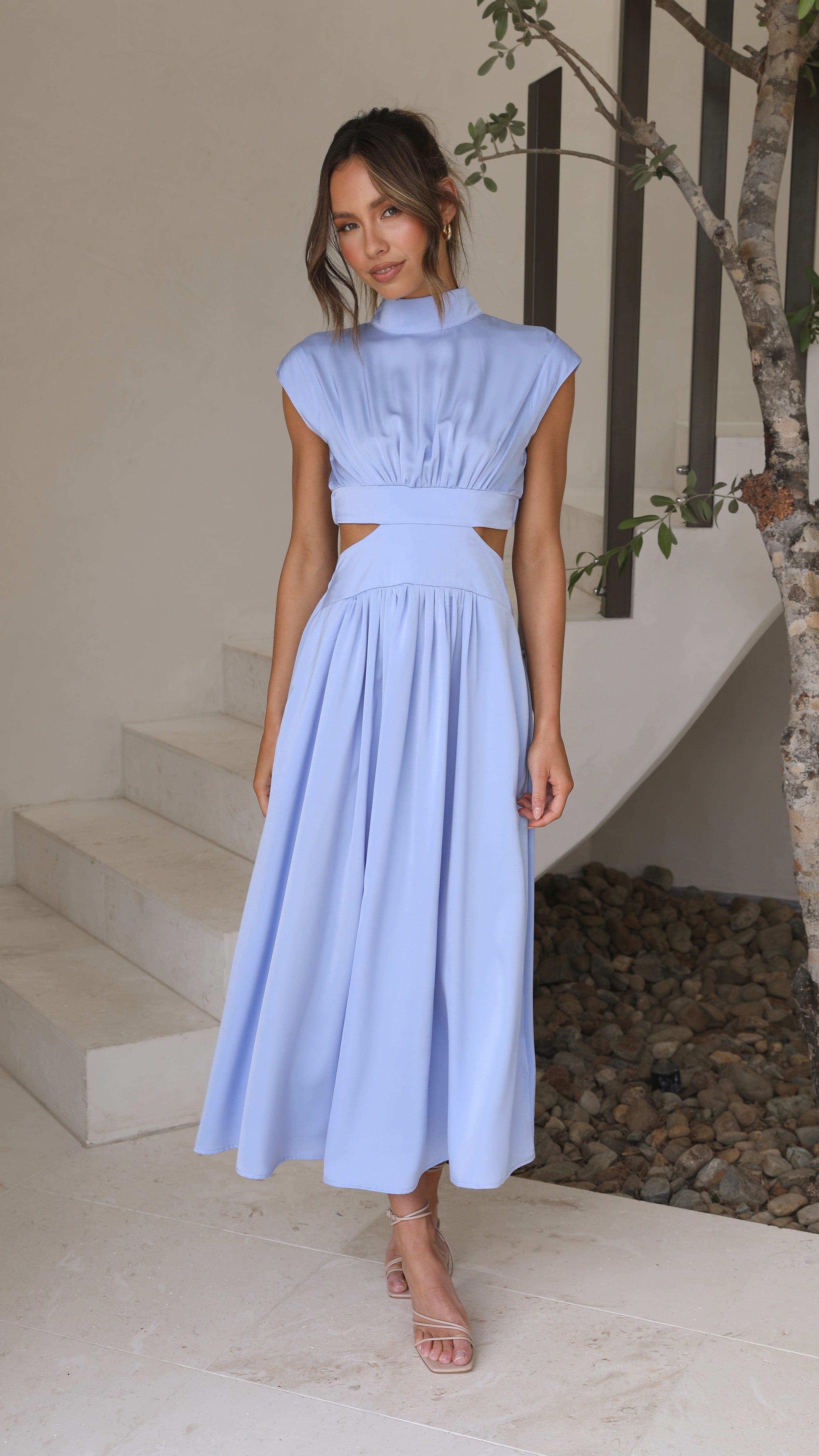 Kikodress - Cindie Midi Dress - Blue