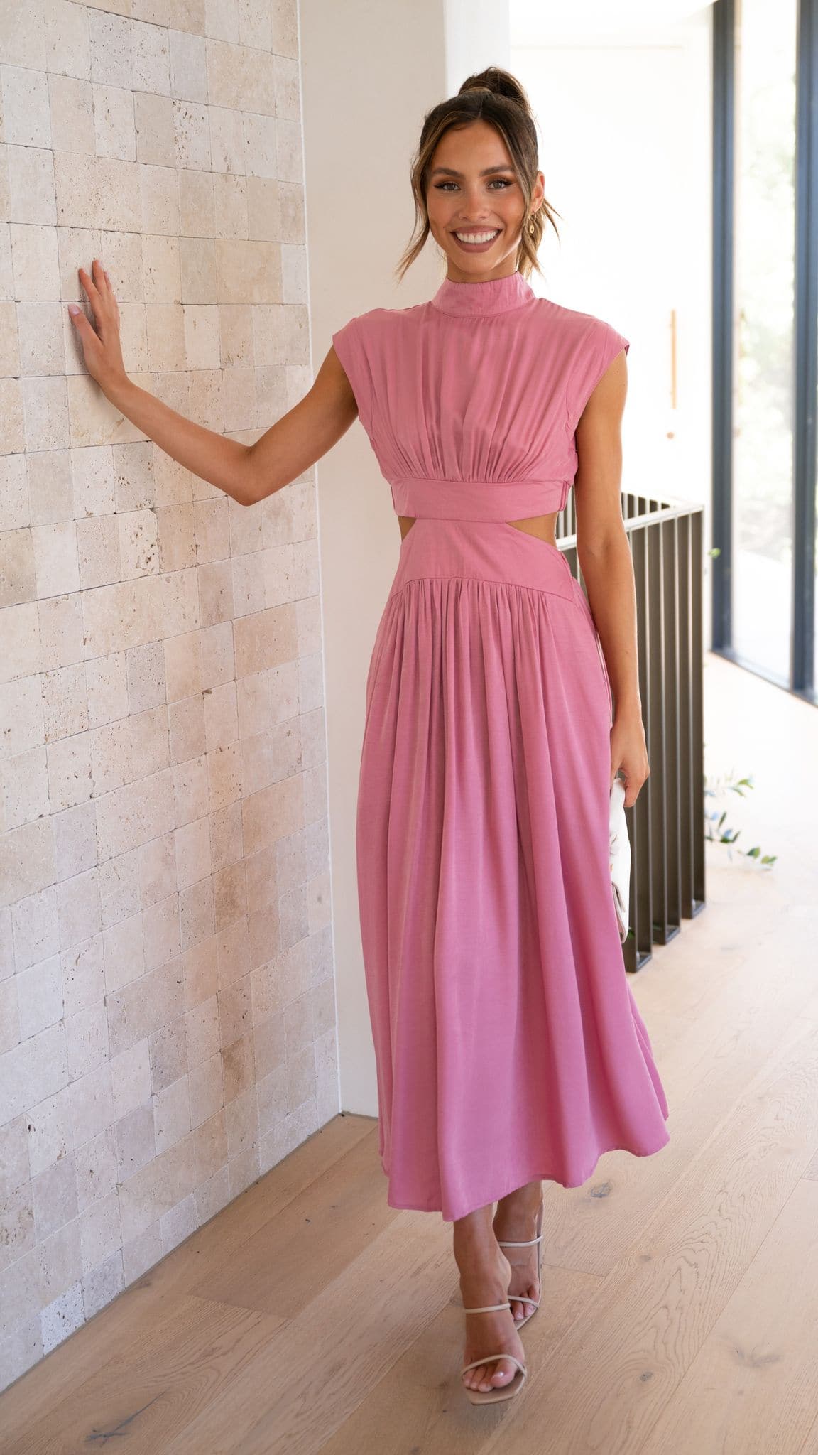 Kikodress - Cindie Midi Dress - Pink