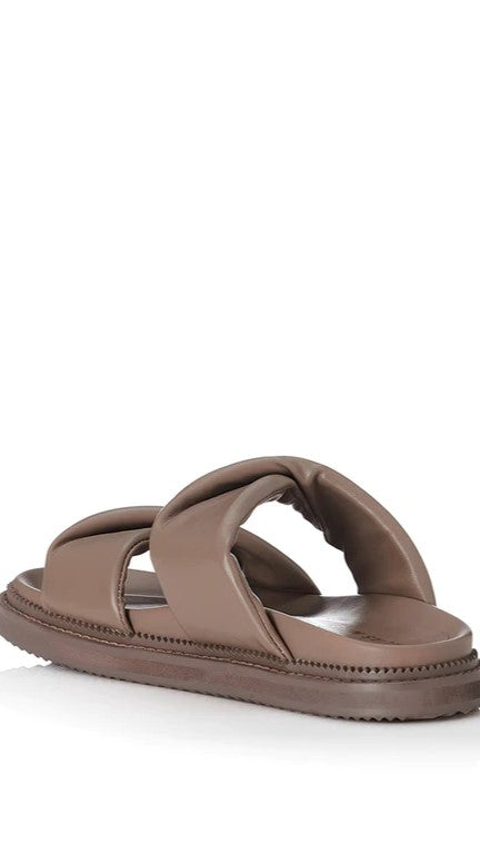 Kikodress - Alias Mae Paris Slide - Taupe Leather