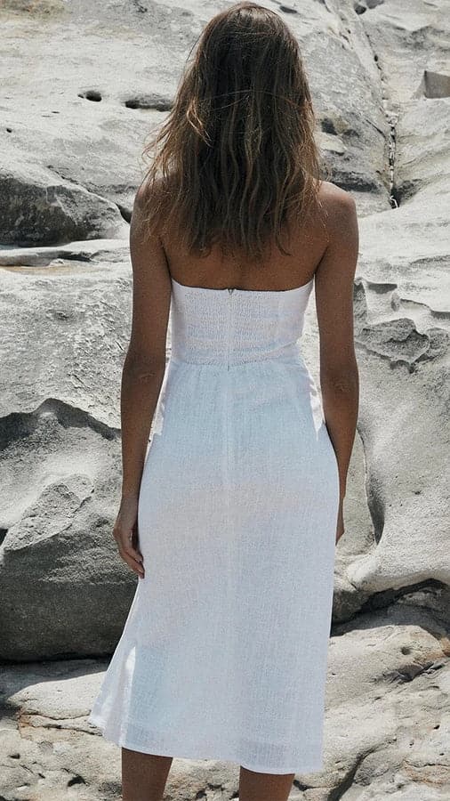 Kikodress - Serena Midi Dress - White