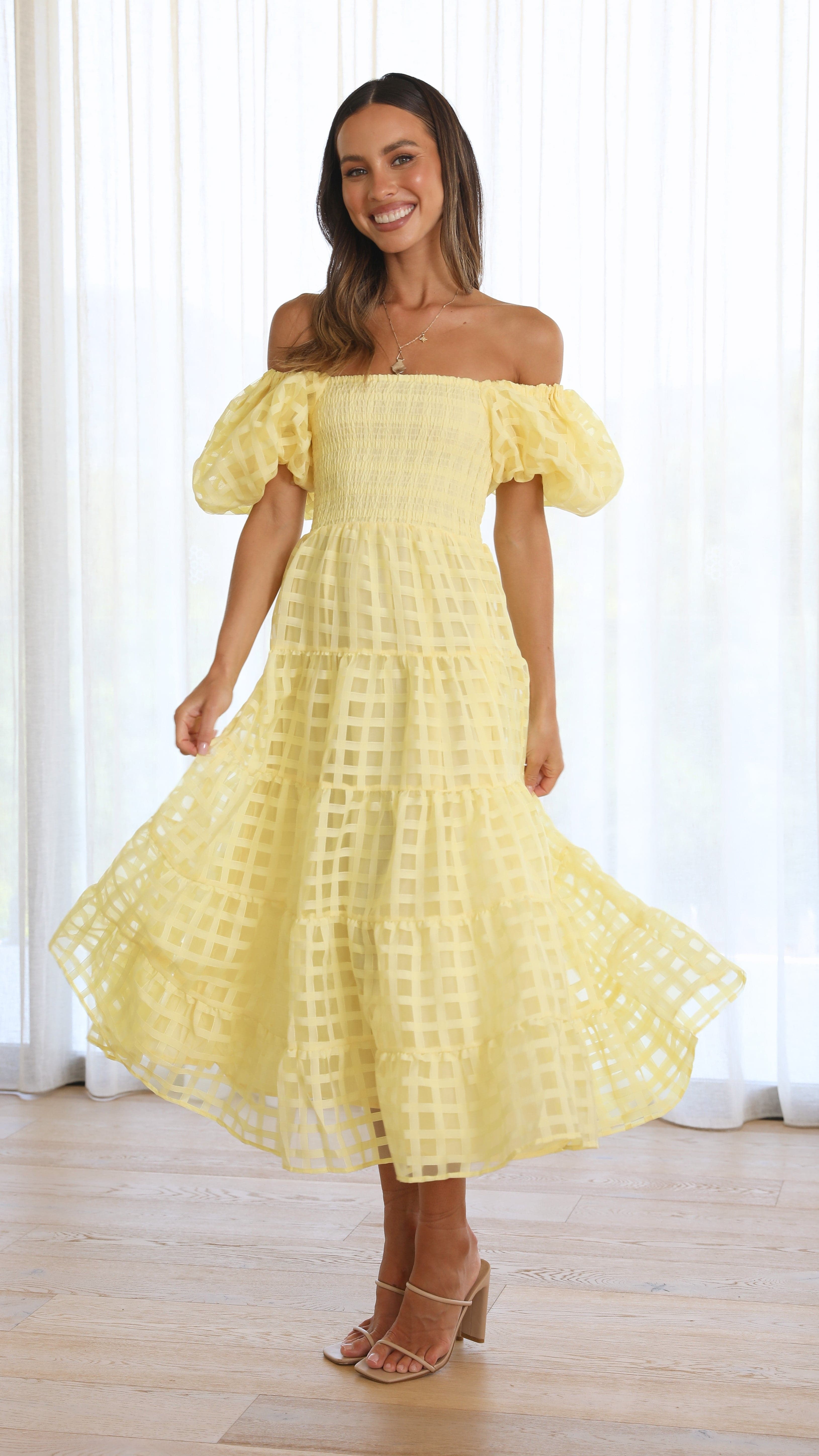 Kikodress - Deemi Maxi Dress - Yellow
