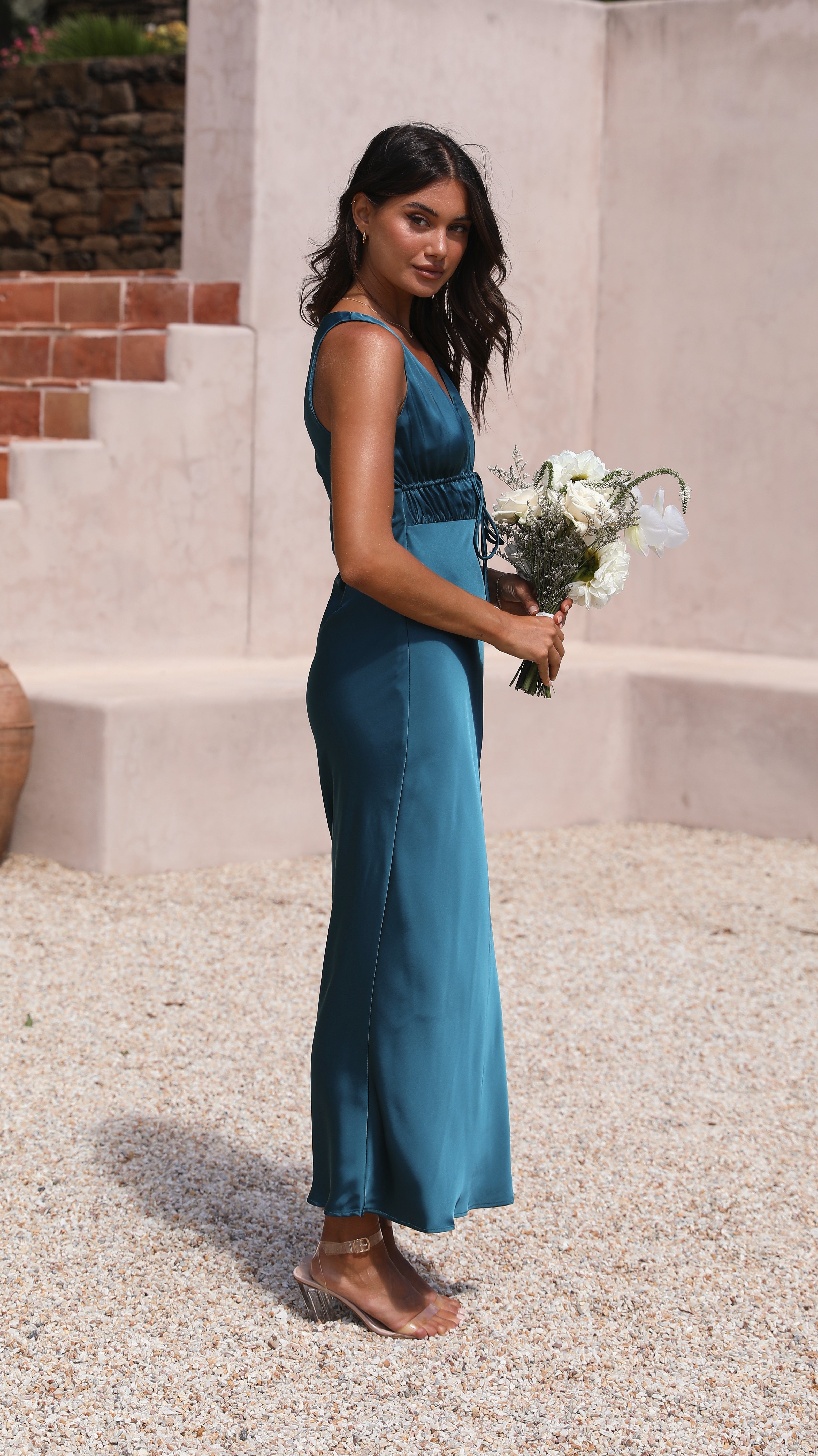 Kikodress - Amber Maxi Dress - Teal