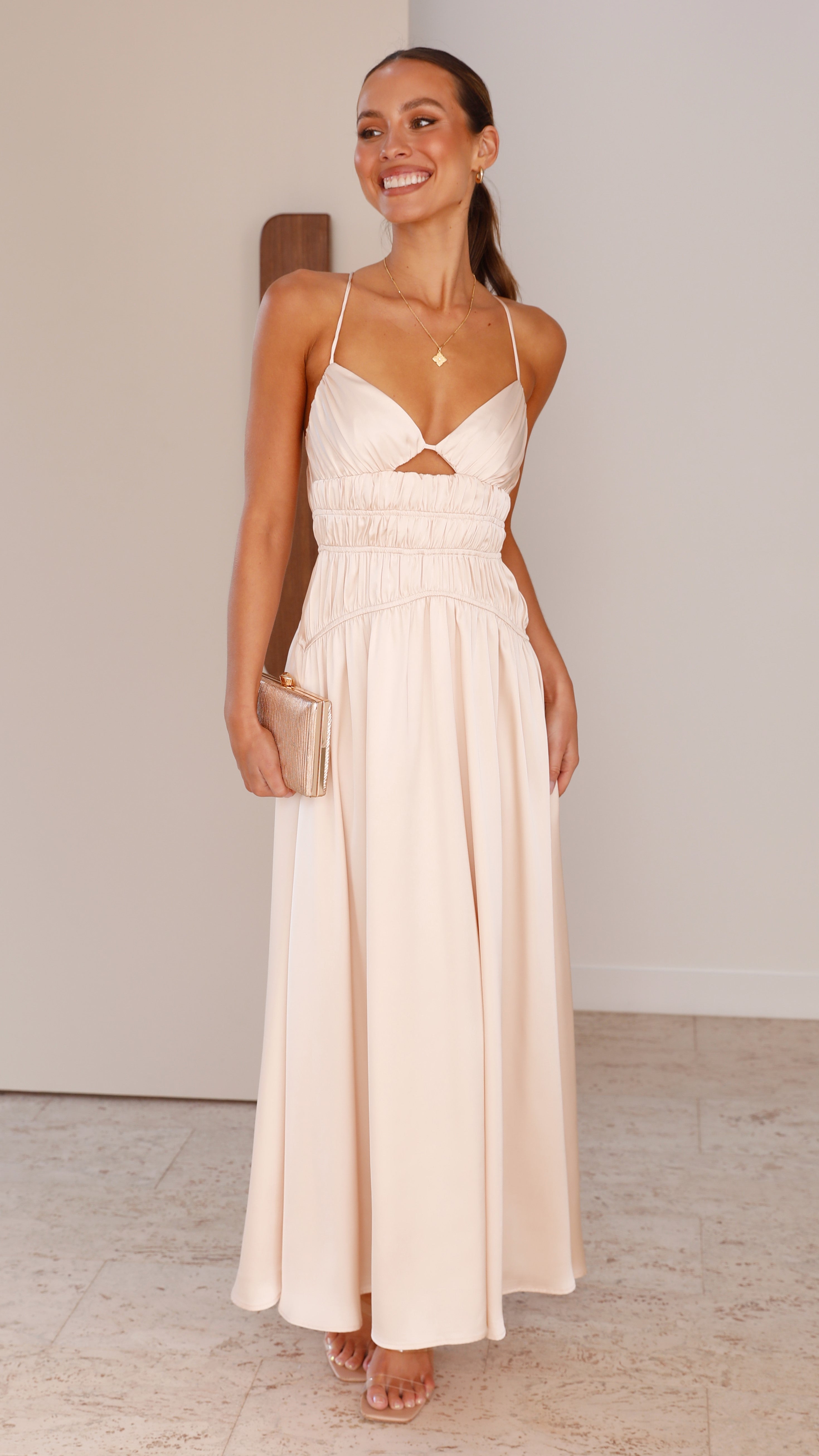 Kikodress - Elle Maxi Dress - Champagne