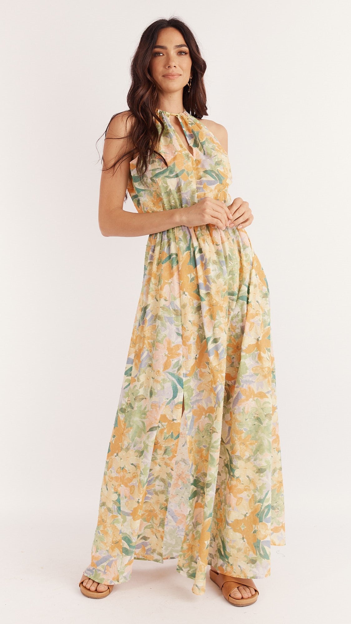 Kikodress - Micah Maxi Dress - Wildflowers Print