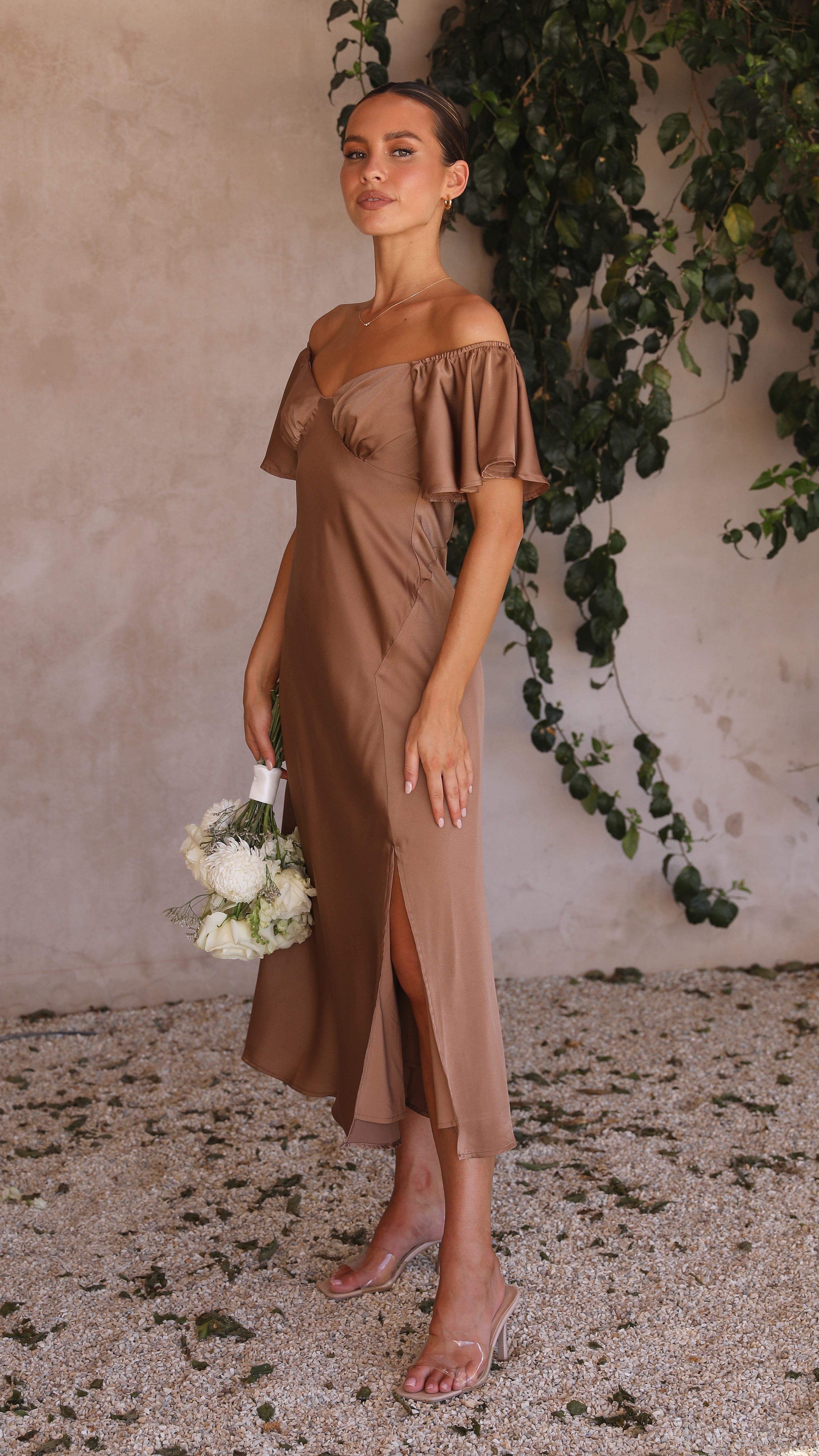 Kikodress - Louisa Midi Dress - Chocolate