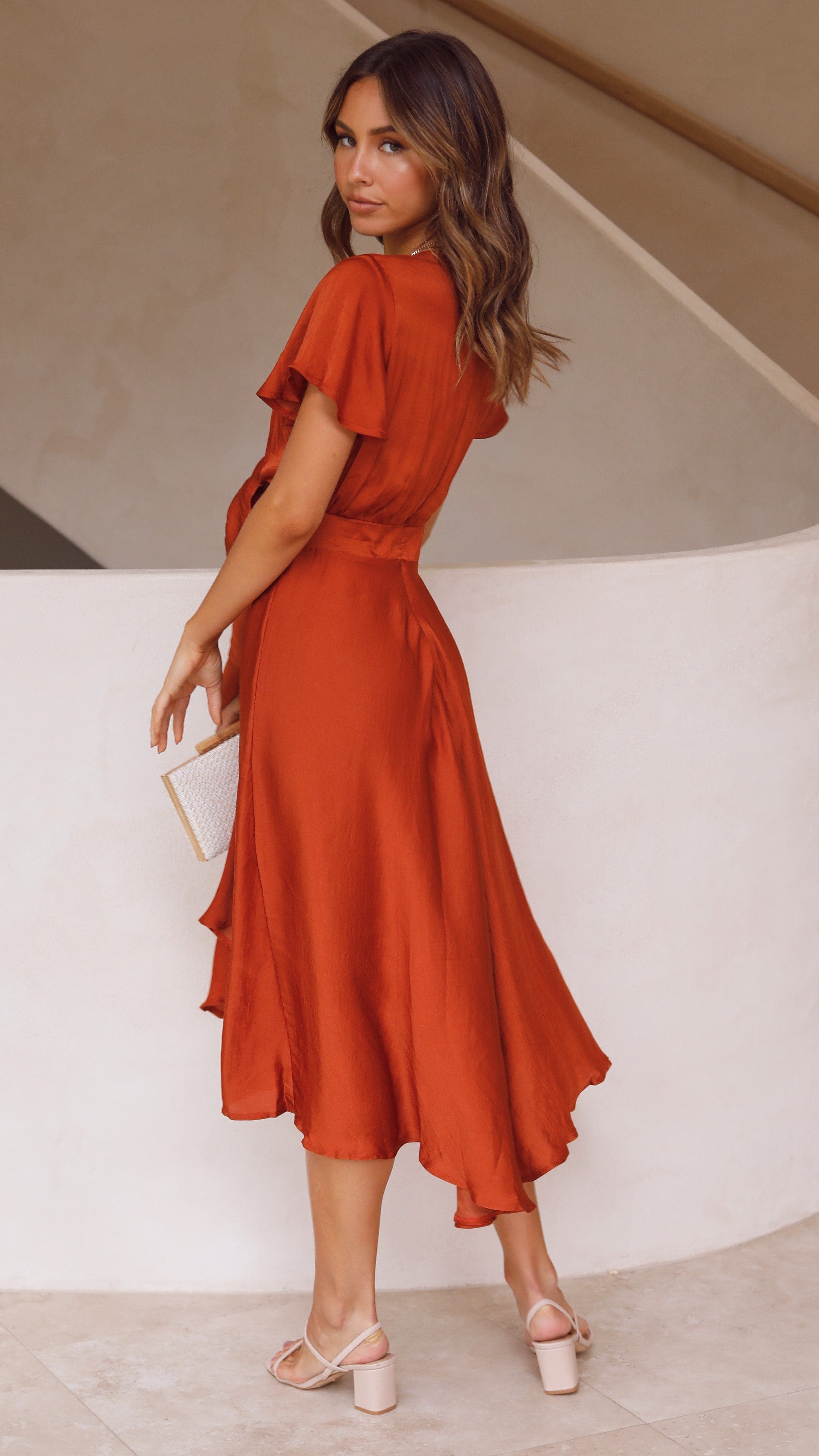 Kikodress - Sunny Daze Dress - Rust