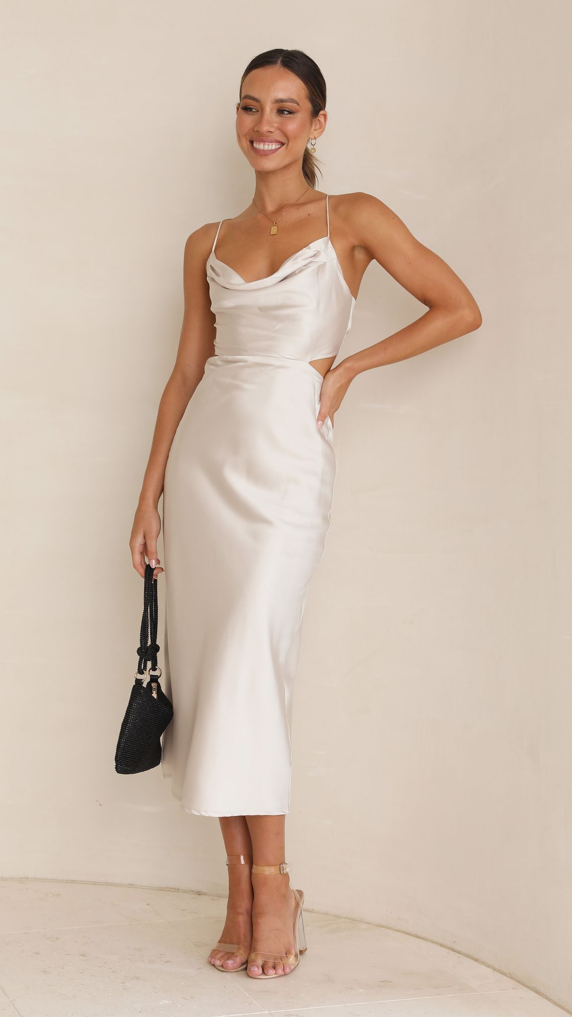 Kikodress - Charis Slip Dress - Champagne