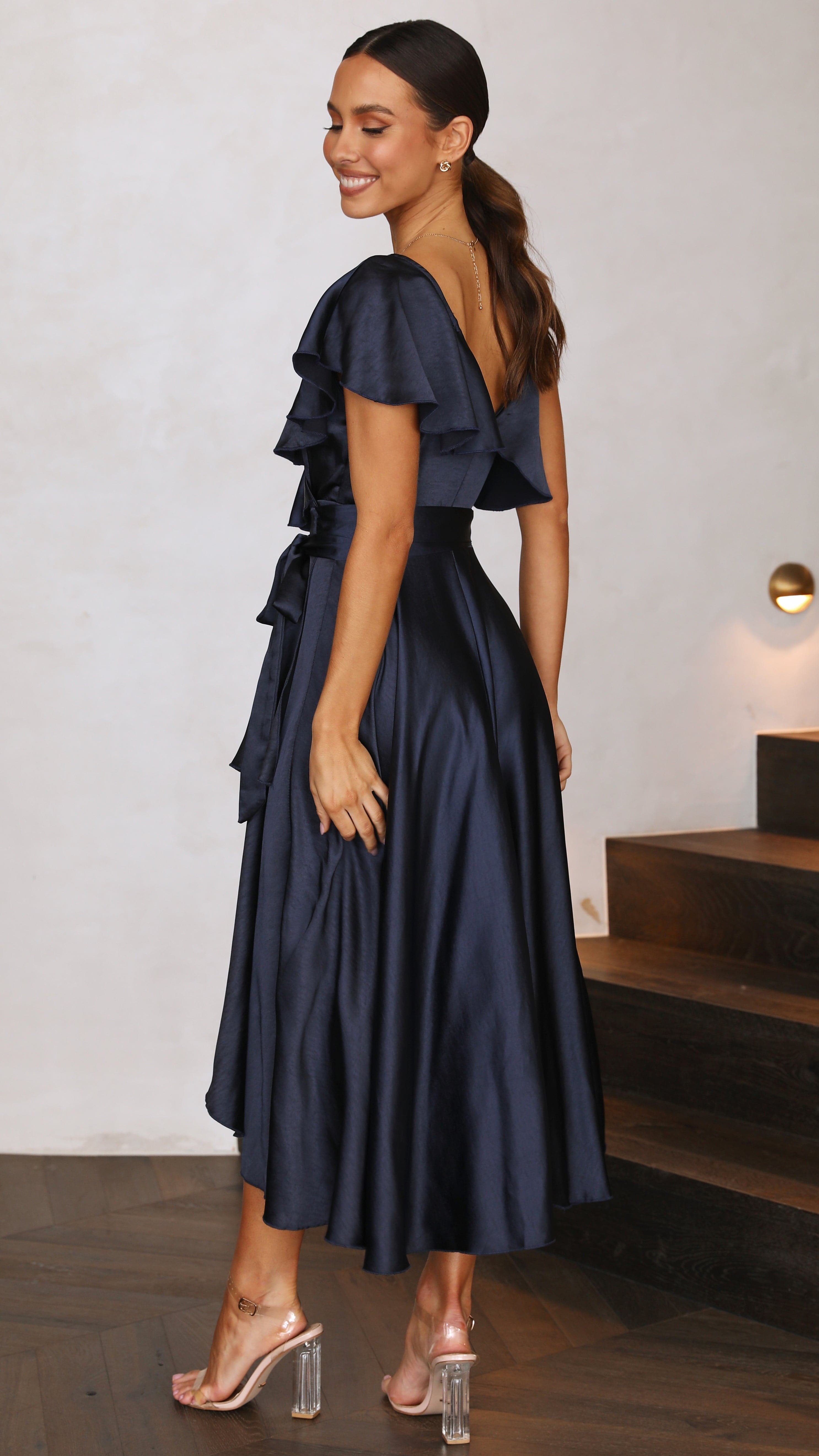 Kikodress - Jacinta Midi Dress - Navy