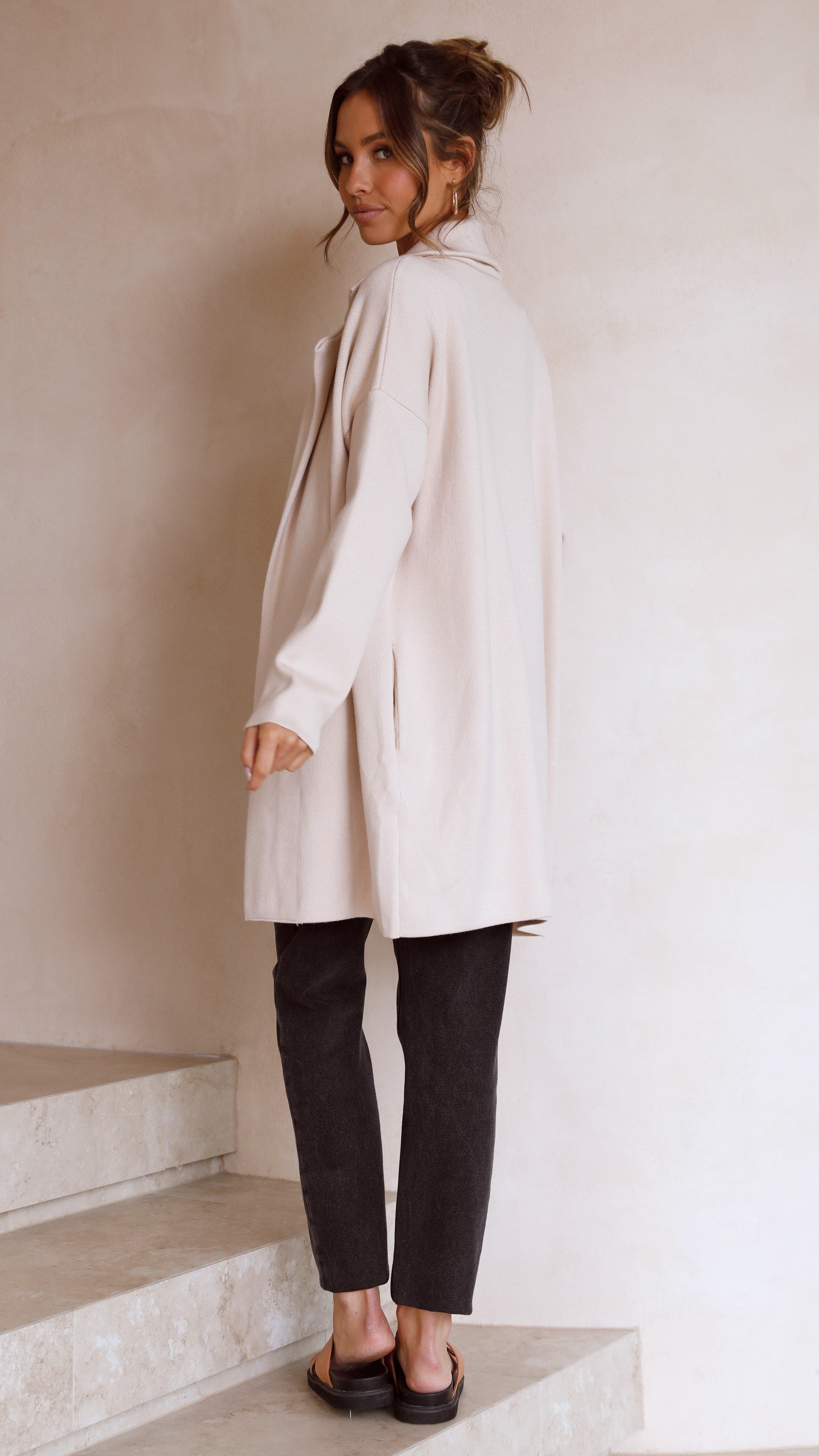 Kikodress - Zuzu Coatigan - Oatmeal