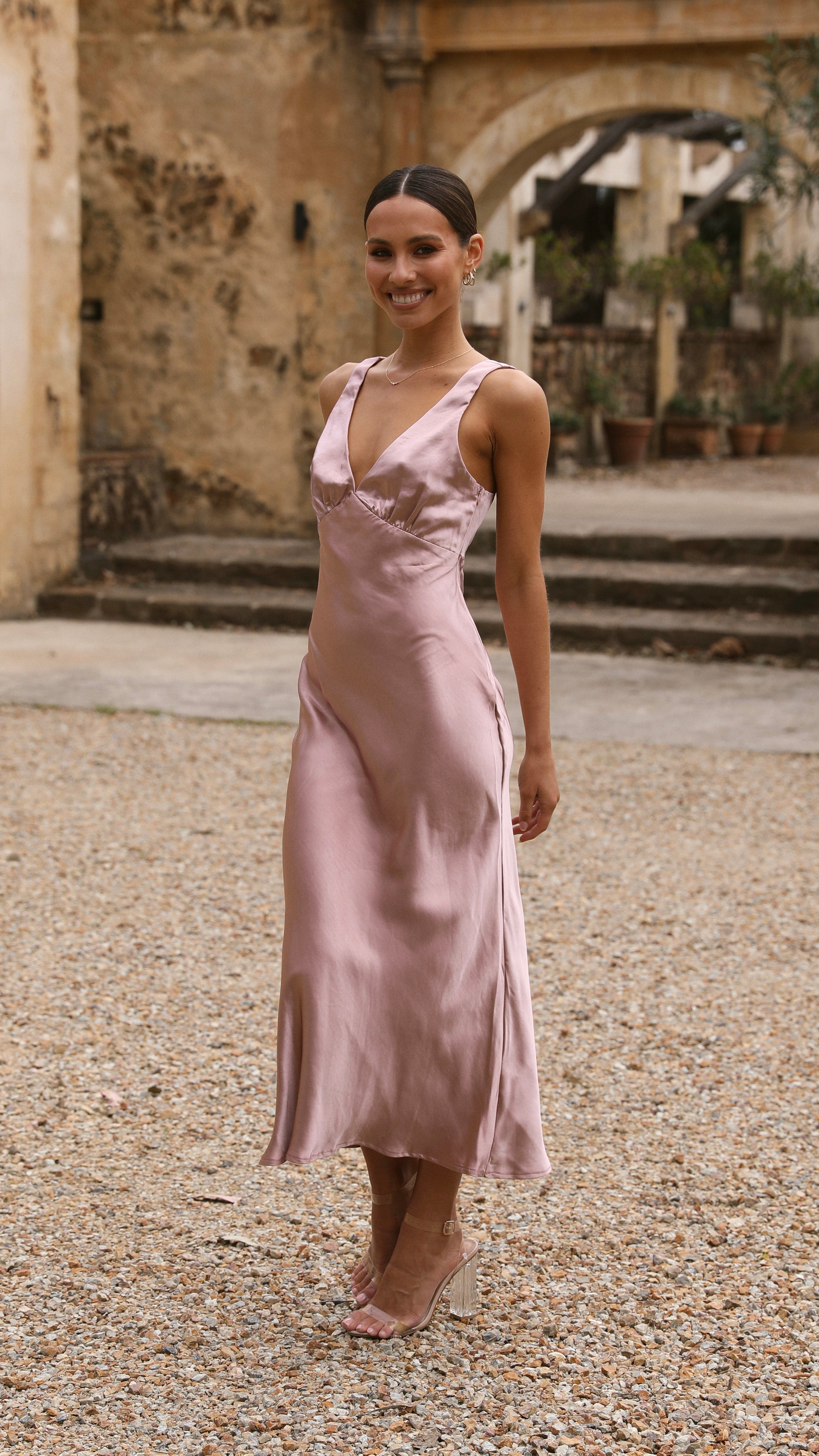 Kikodress - Sammie Maxi Dress - Dusty Pink