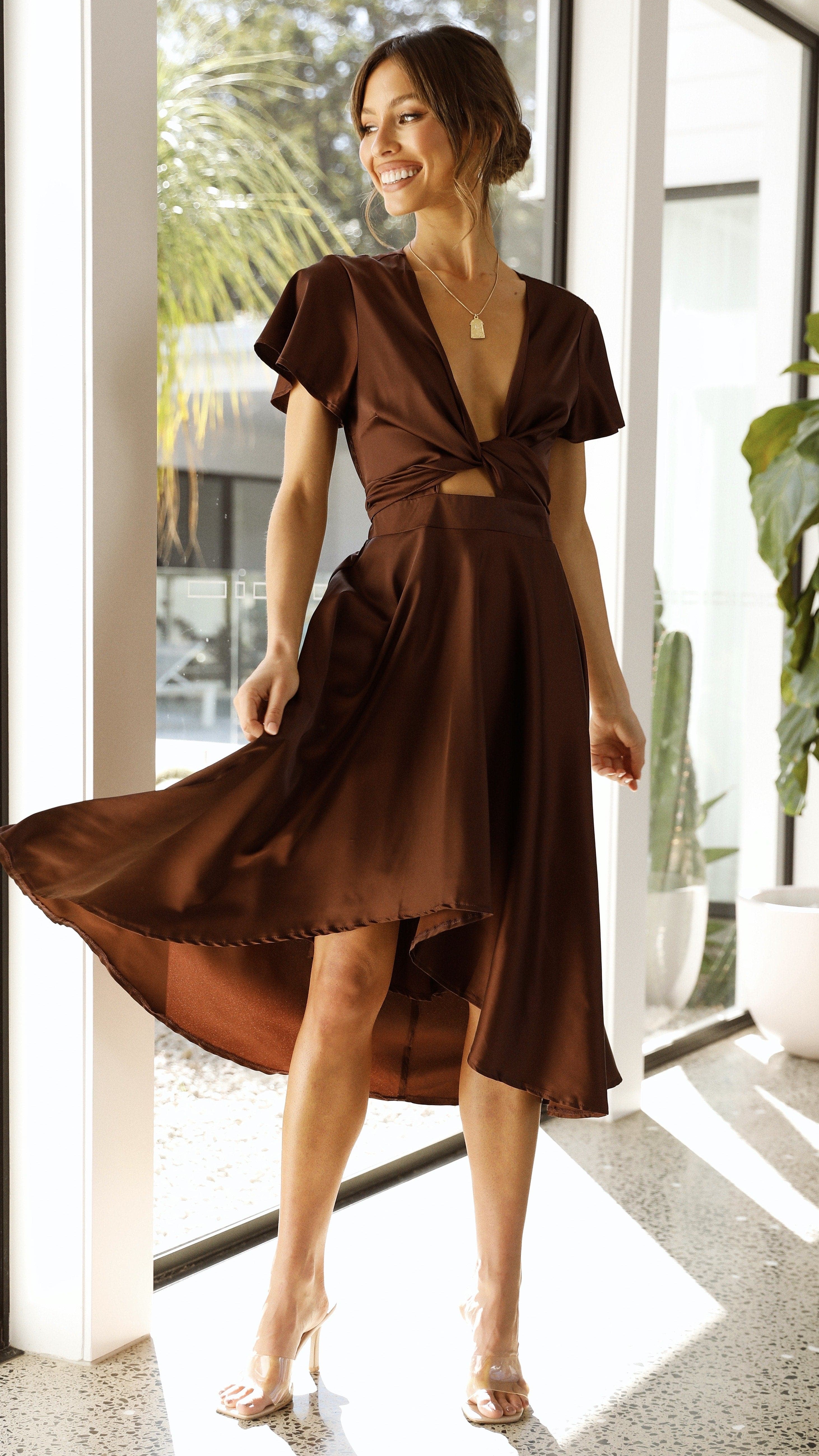 Kikodress - Sunny Daze Dress - Chocolate