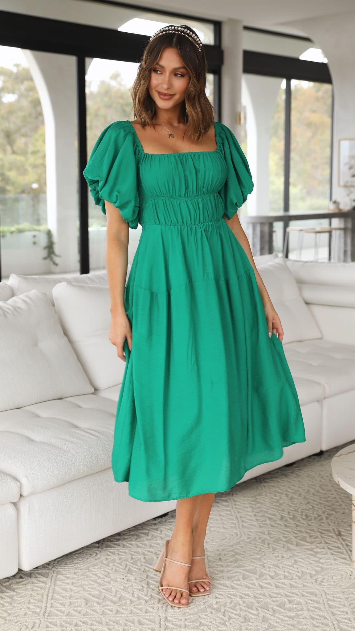 Kikodress - Paiva Midi Dress - Green