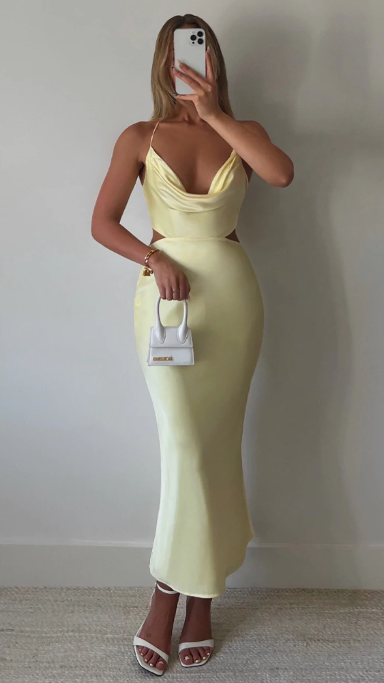 Kikodress - Charis Slip Dress - Butter