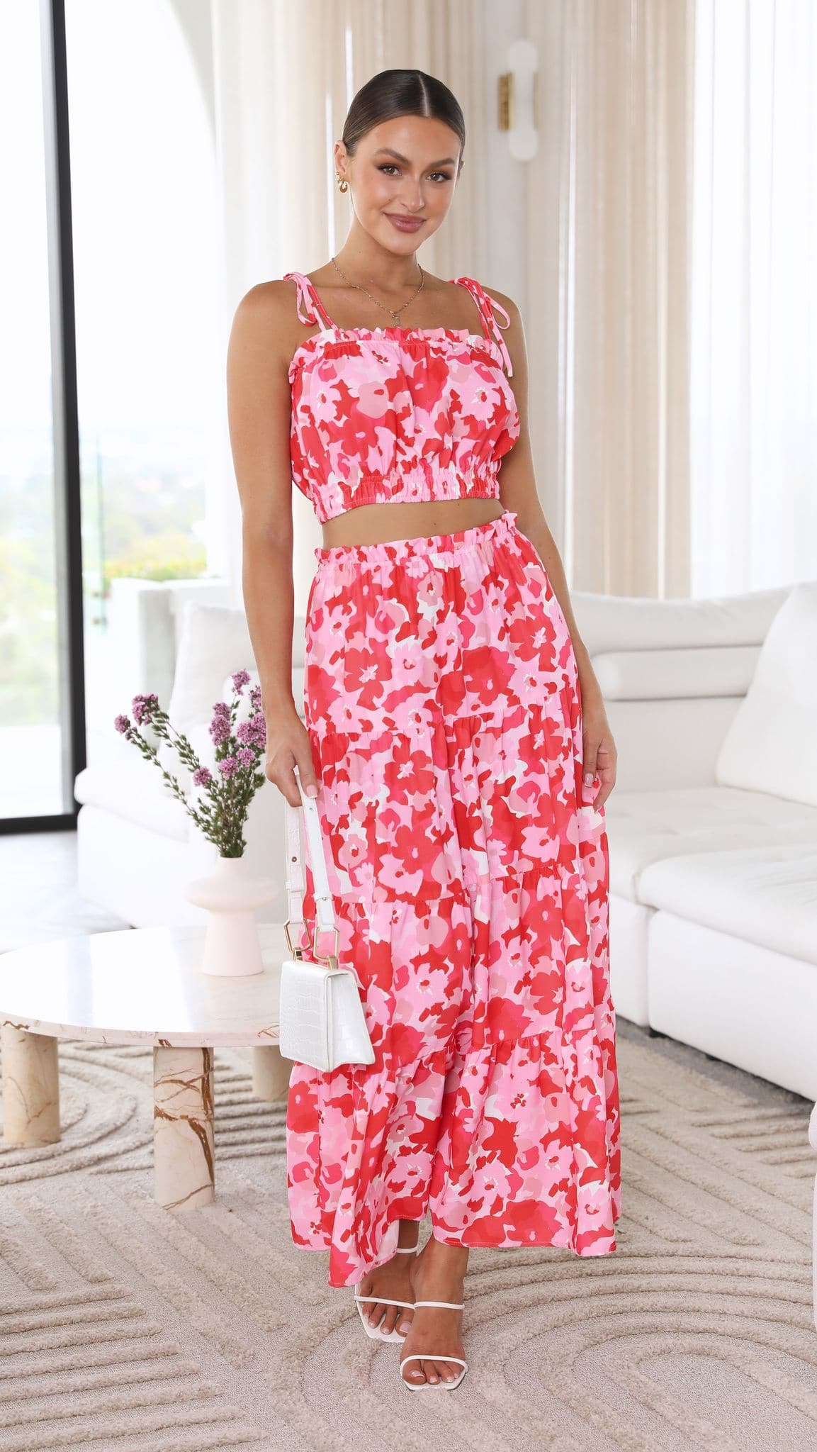 Kikodress - Samaya Maxi Skirt - Posey Print