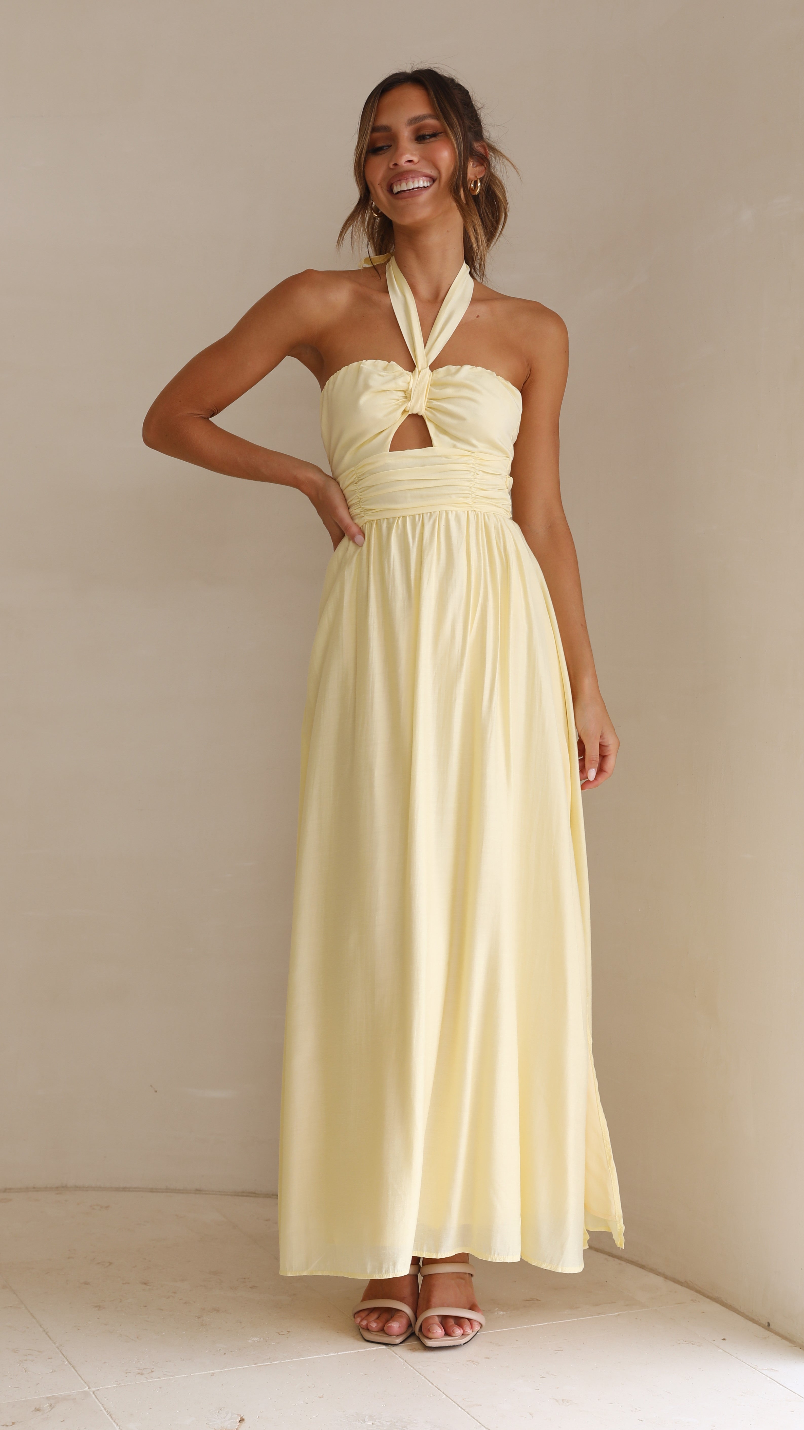 Kikodress - Cartia Maxi Dress - Yellow