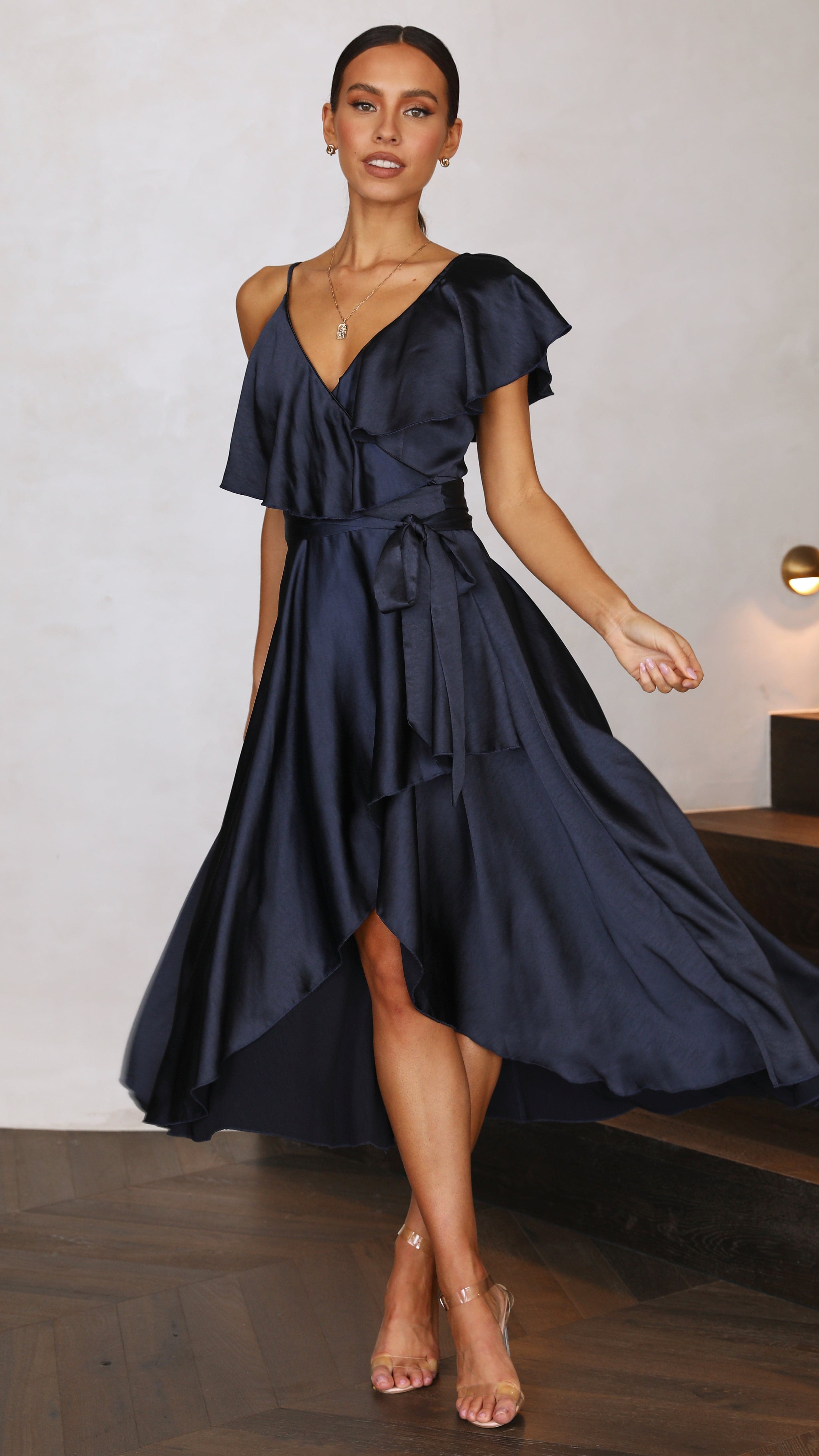 Kikodress - Jacinta Midi Dress - Navy