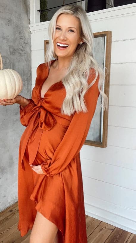 Kikodress - Starry Nights Dress - Rust