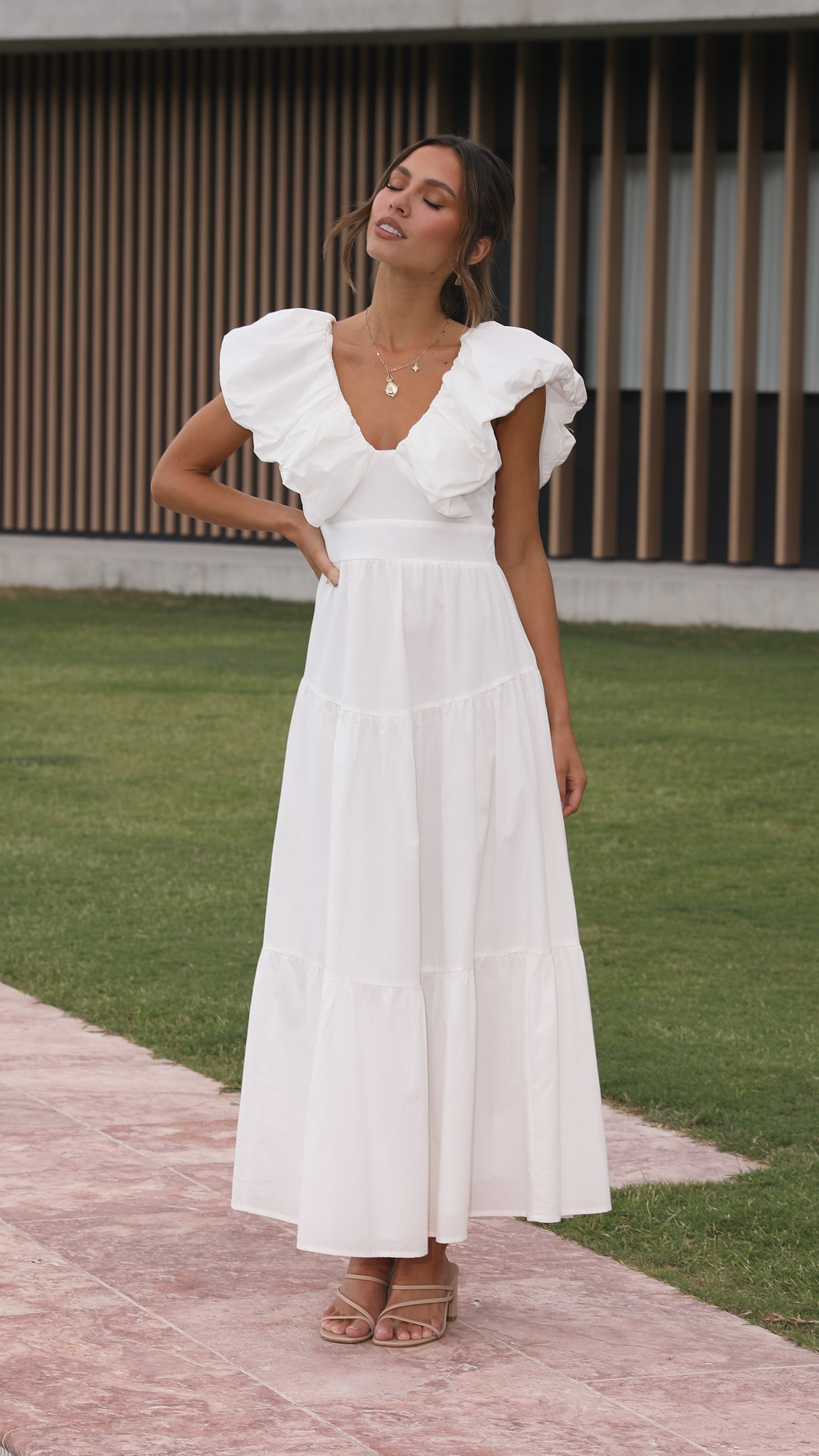 Kikodress - Emma Maxi Dress - White