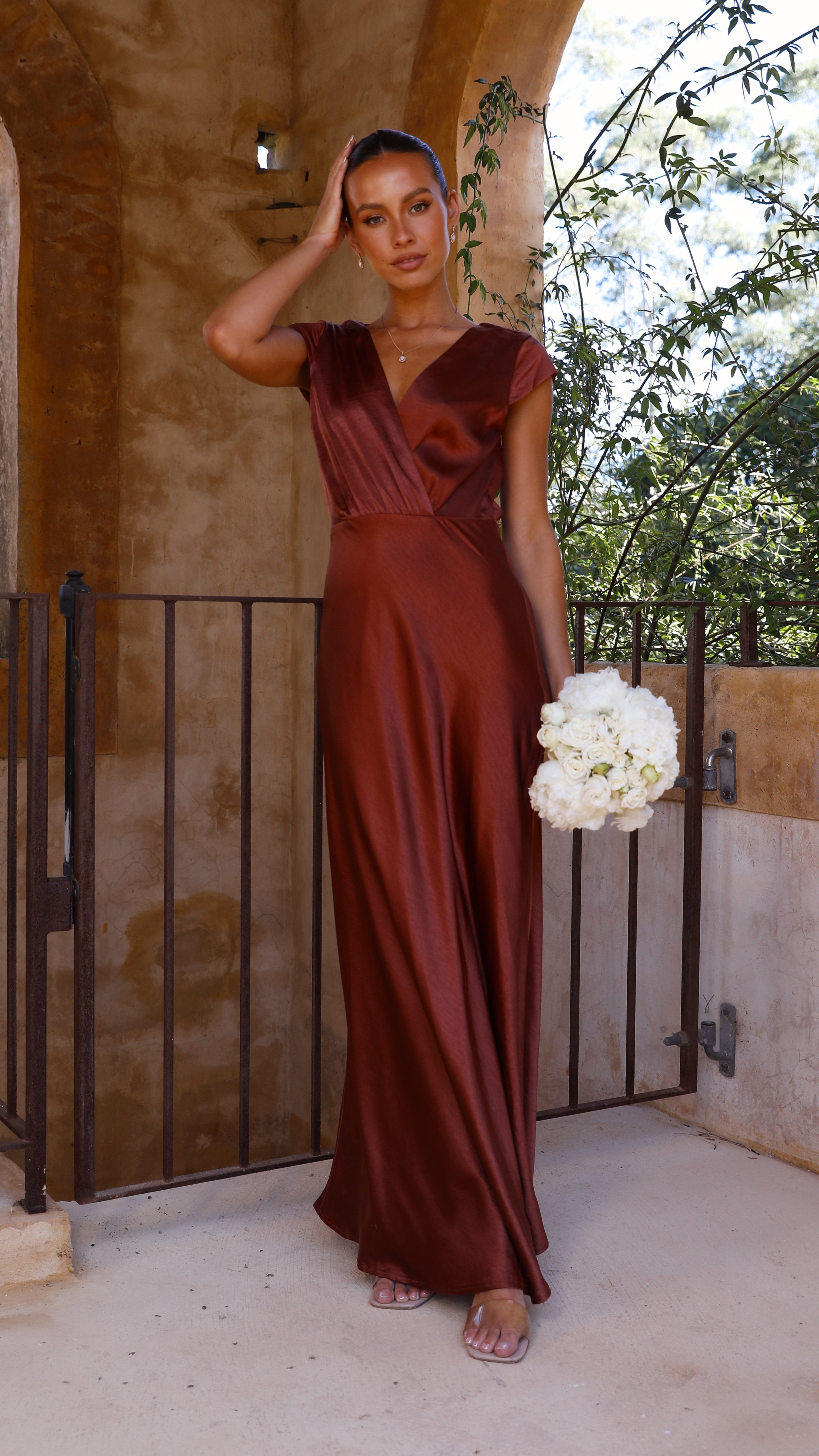 Kikodress - Selma Maxi Dress - Rust