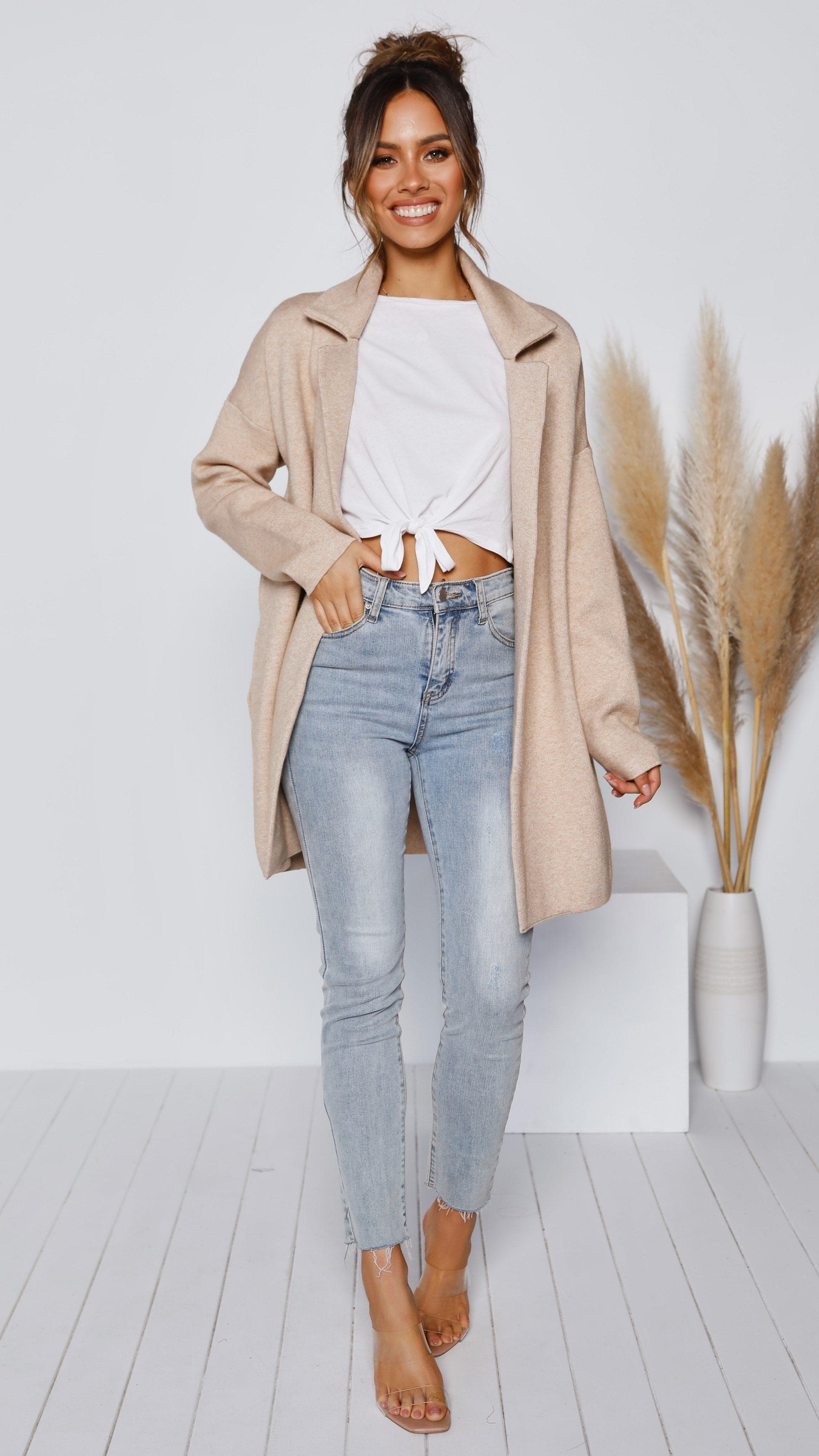 Kikodress - Zuzu Coatigan - Oatmeal