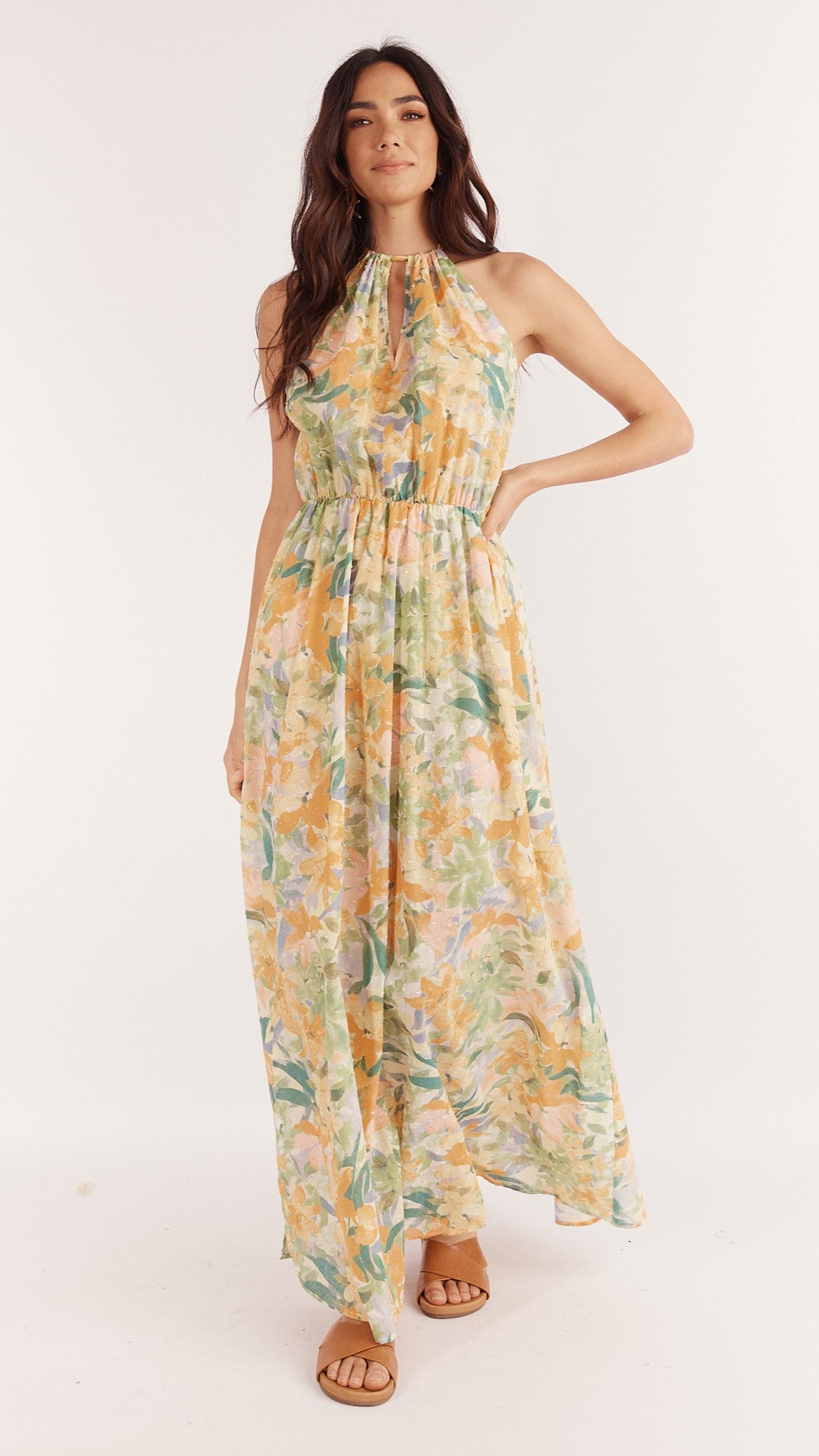 Kikodress - Micah Maxi Dress - Wildflowers Print