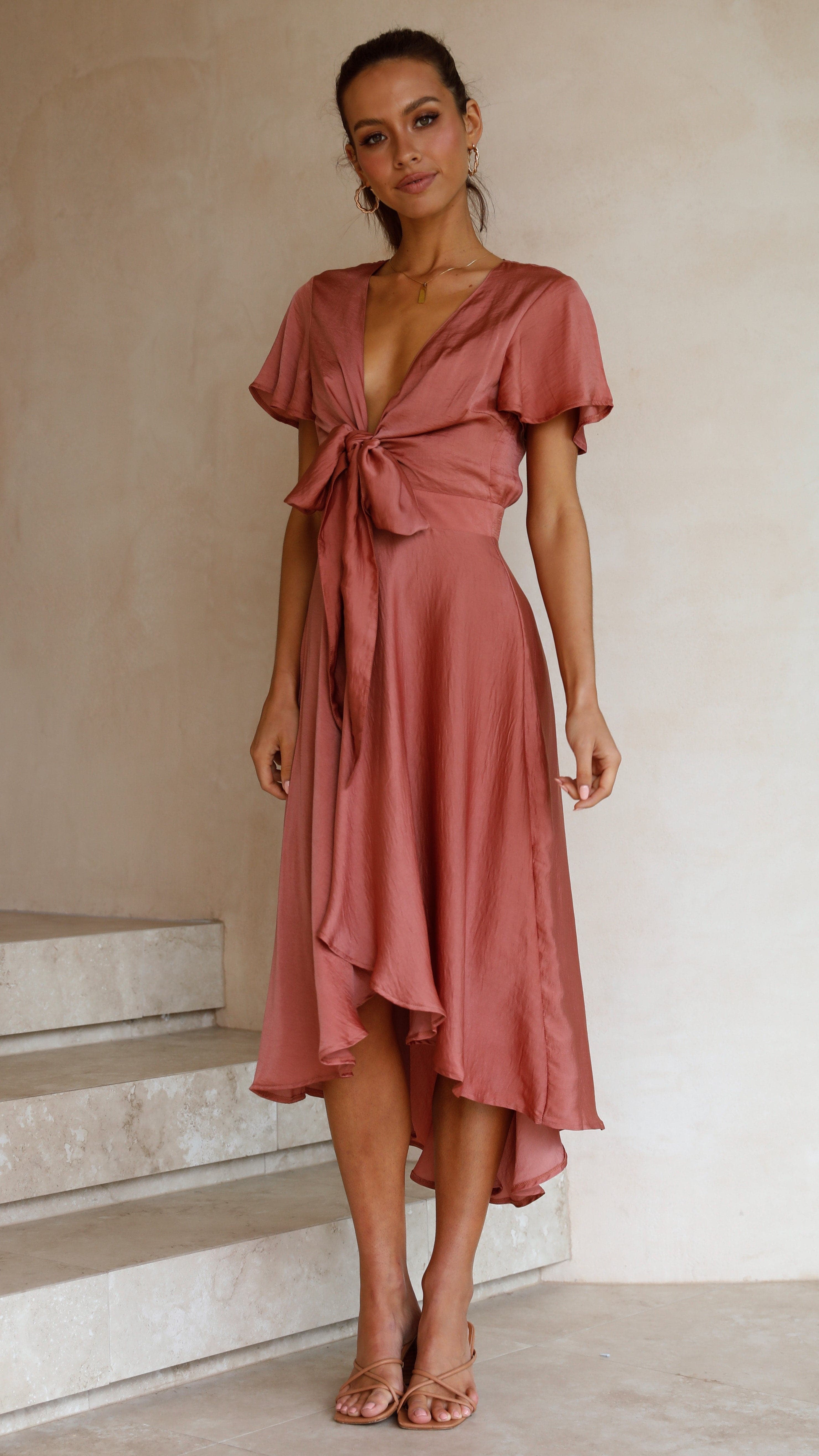 Kikodress - Sunny Daze Dress - Baked Rose