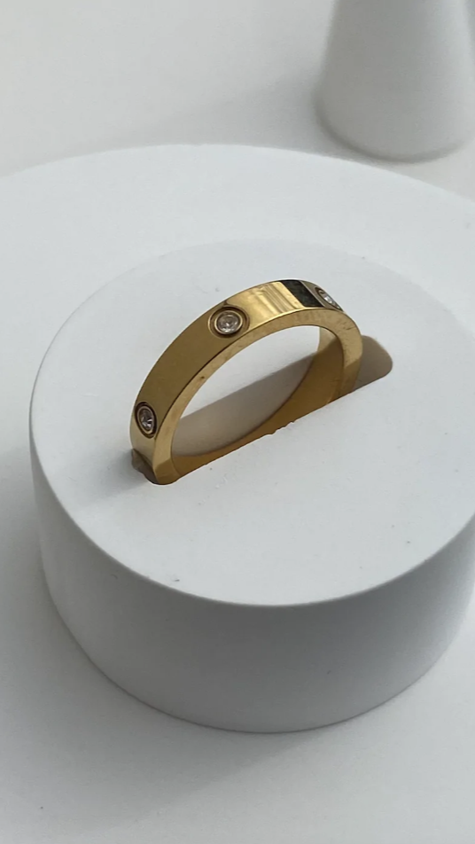 Kikodress - Essential Band Ring - Gold