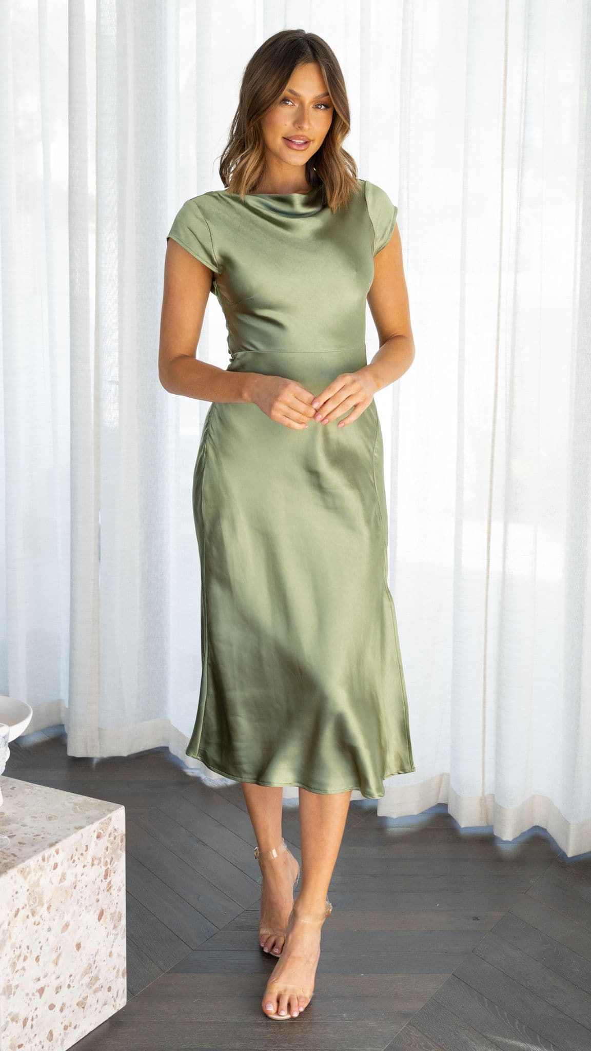 Kikodress - Ivana Midi Dress - Olive