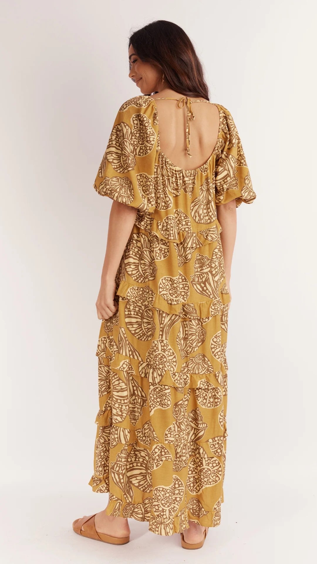 Kikodress - Joelle Maxi Dress - Sea Change Print