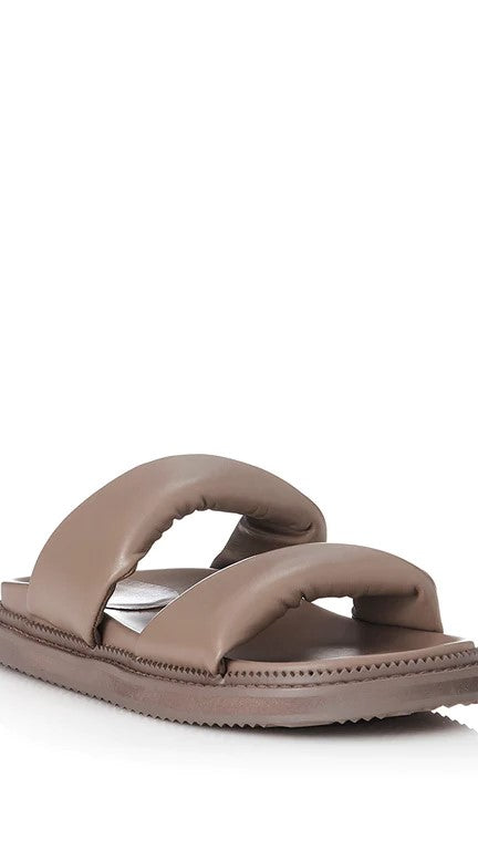 Kikodress - Alias Mae Paris Slide - Taupe Leather