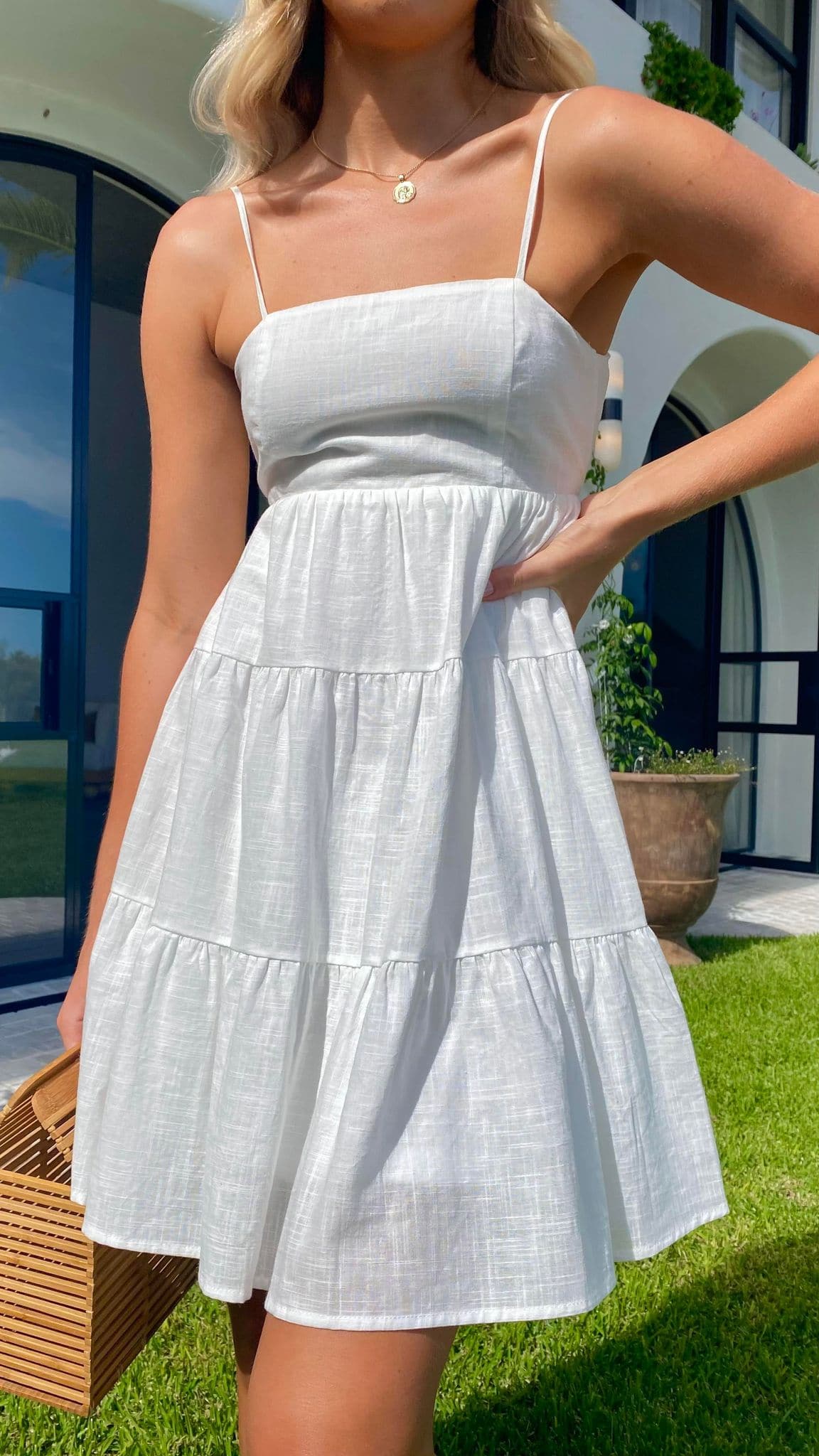 Kikodress - Azriel Mini Dress - White