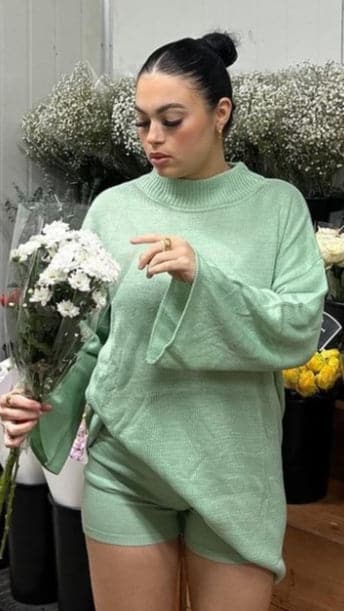 Kikodress - Seeker Knit Shorts - Sage