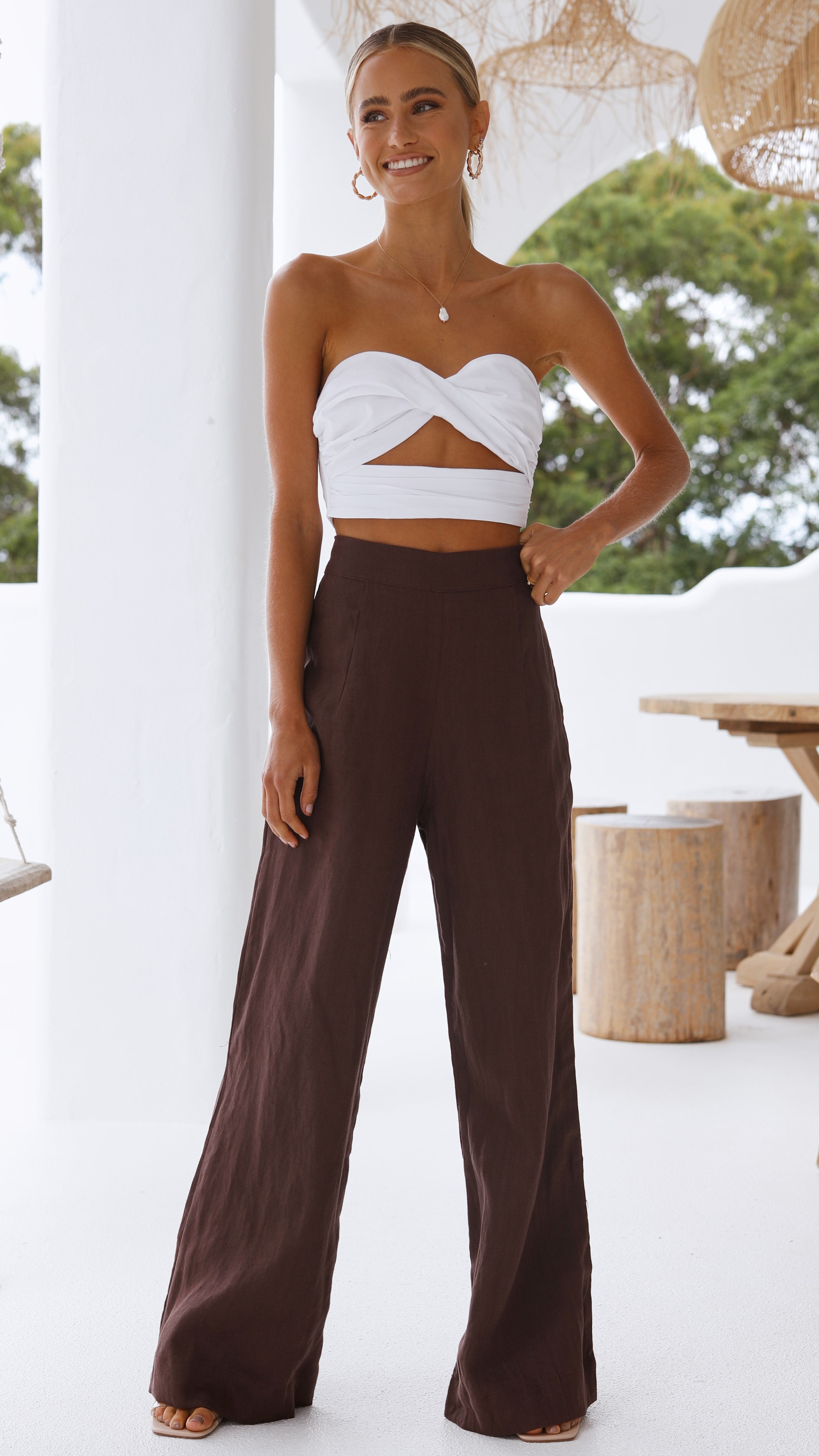 Kikodress - Karah Pants - Chocolate