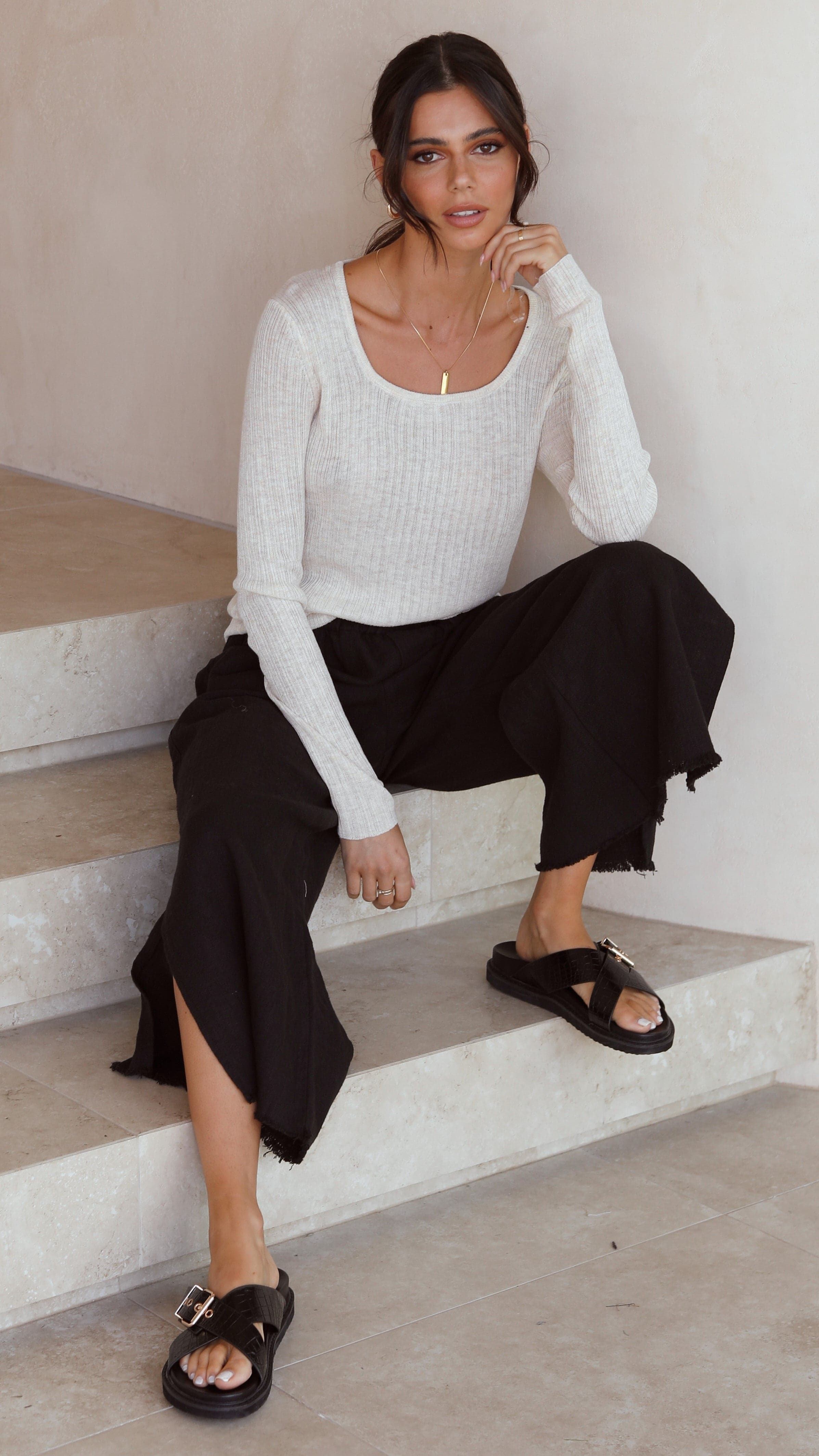 Kikodress - Sweet Side Pants - Black