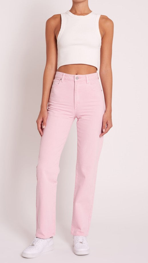 Kikodress - Abrand 94 High Straight Jeans - Cherry Blossom