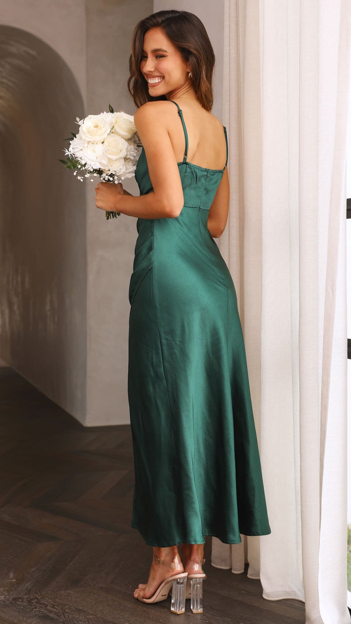 Kikodress - Elsa Midi Dress - Emerald