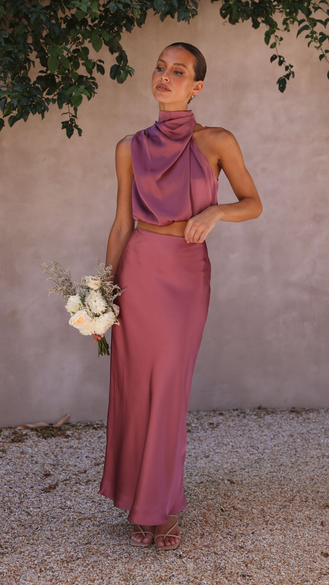 Kikodress - Esther Maxi Skirt - Plum