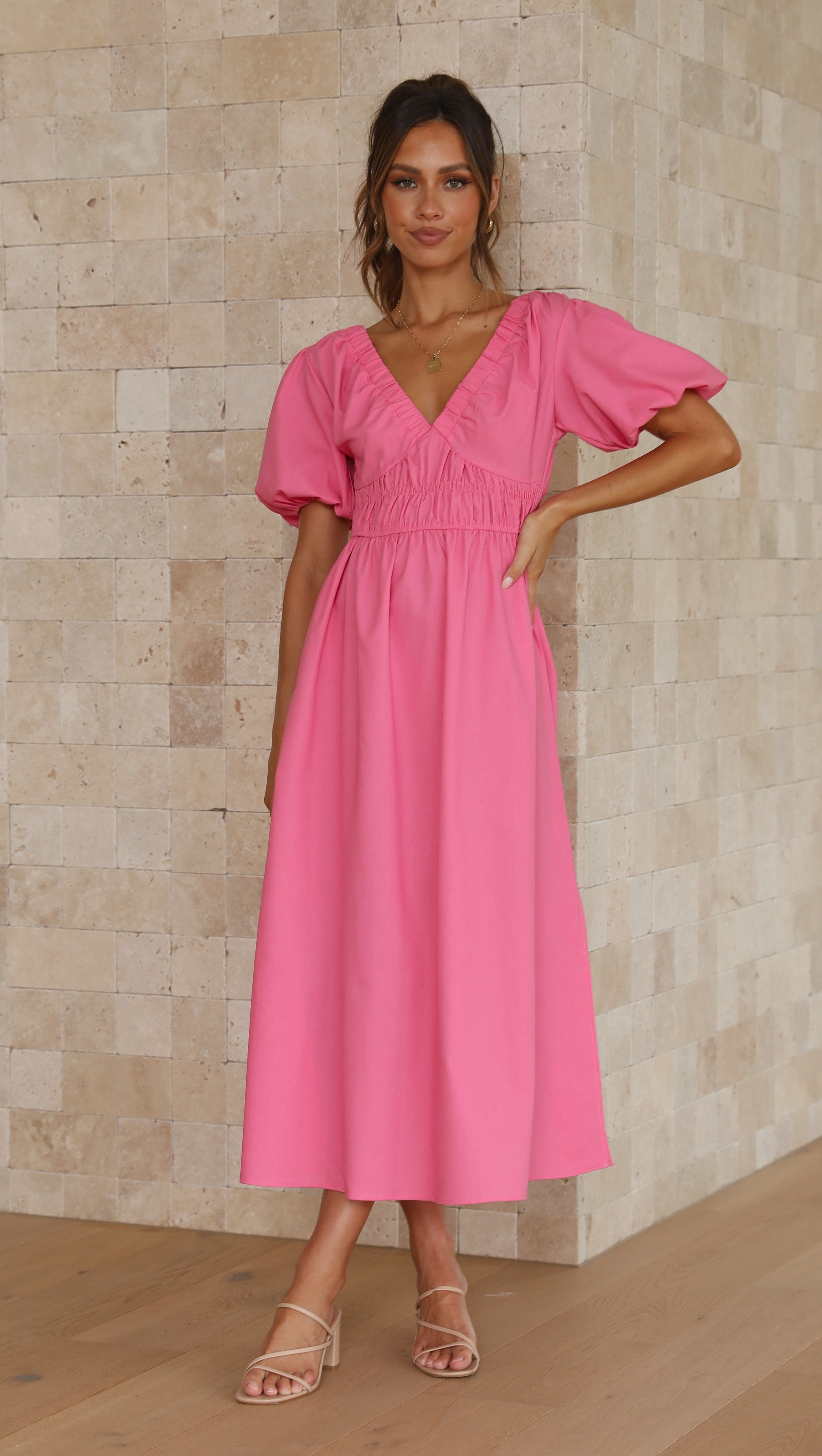 Kikodress - Fiore Maxi Dress - Pink