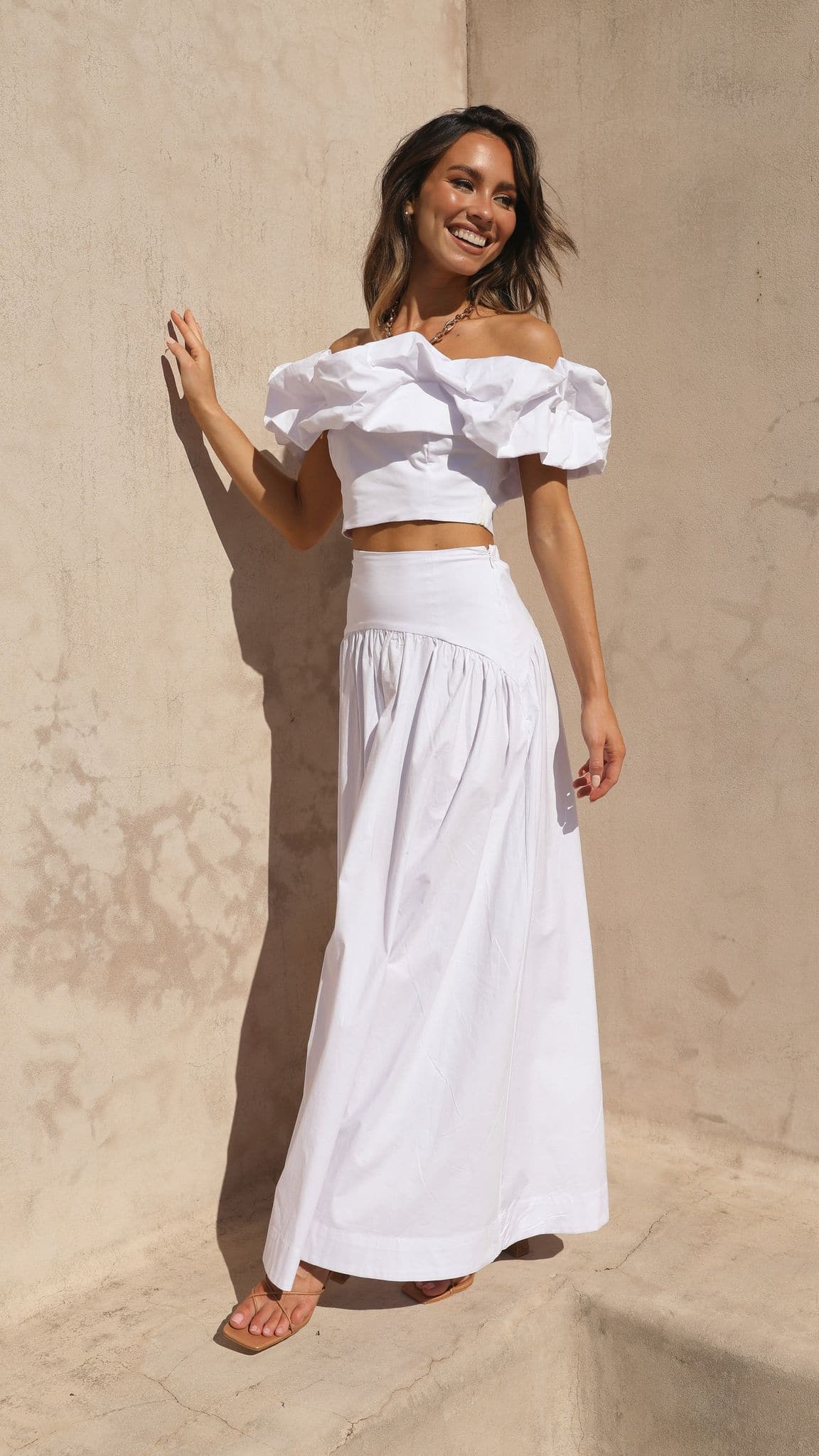 Kikodress - Savannah Maxi Skirt - White