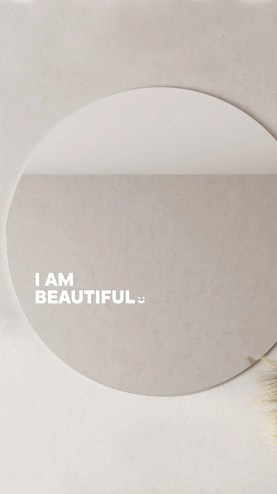 Kikodress - I Am Beautiful - Affirmation Mirror Sticker
