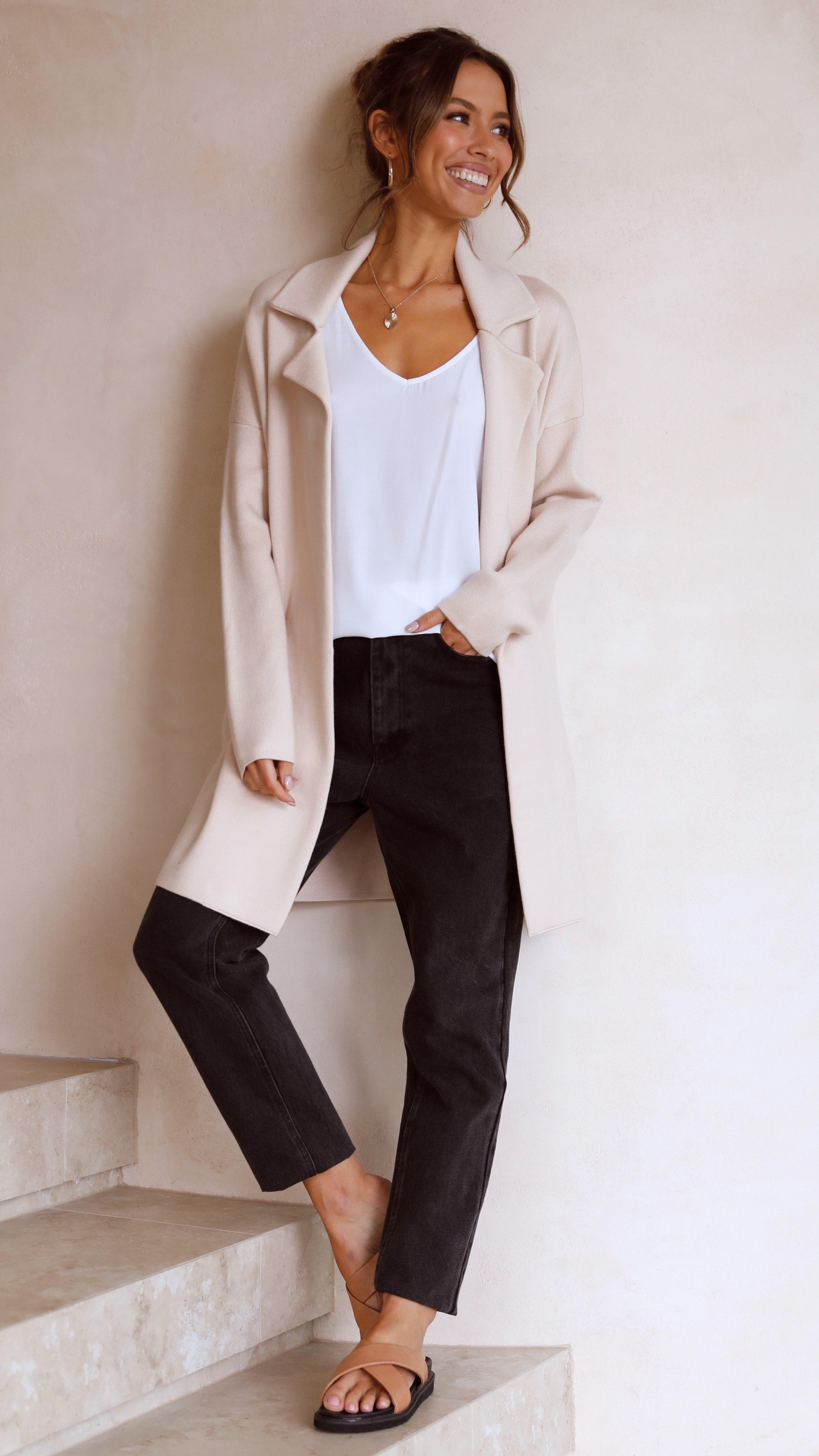 Kikodress - Zuzu Coatigan - Oatmeal