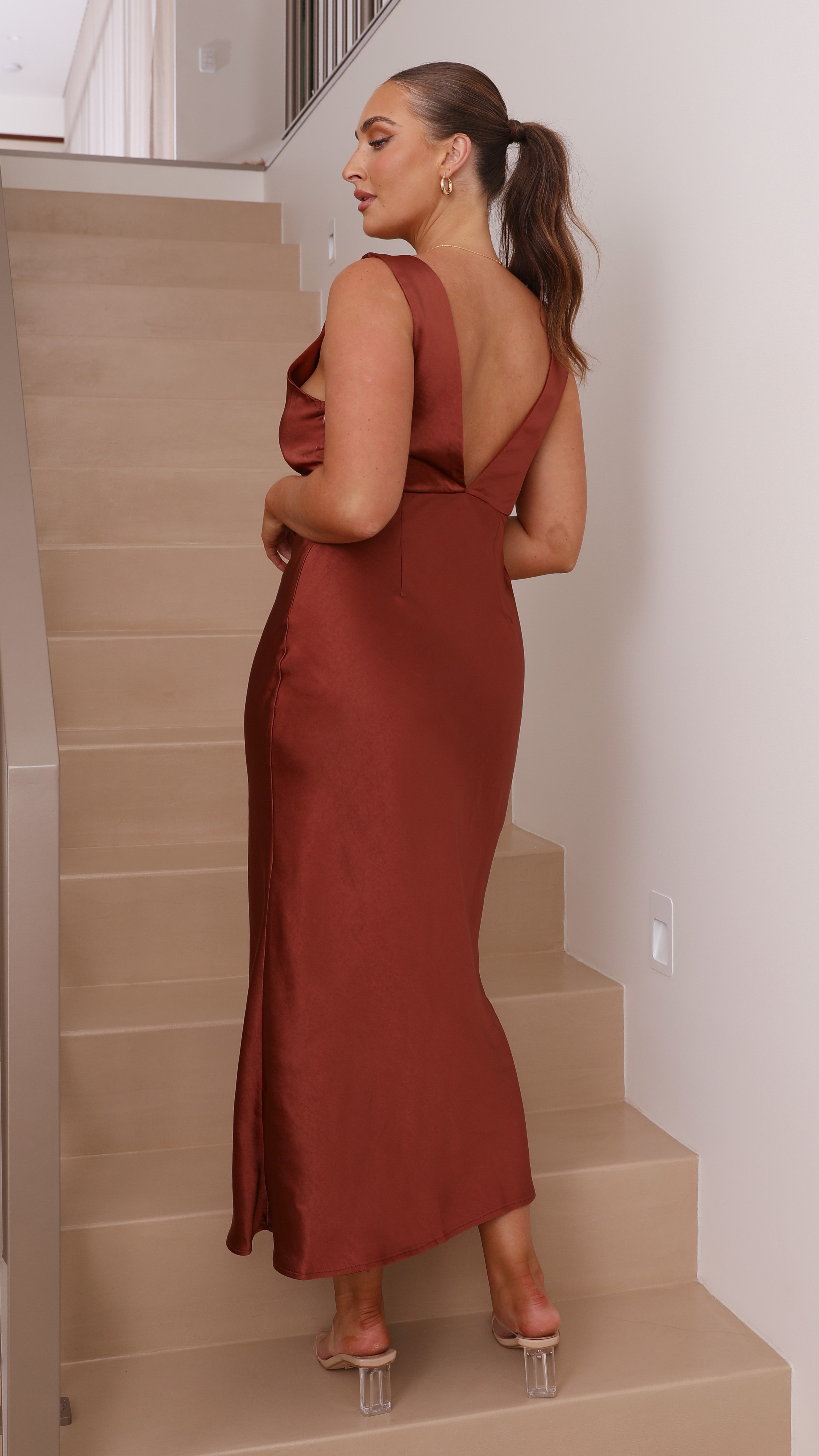 Kikodress - Sammie Maxi Dress - Rust