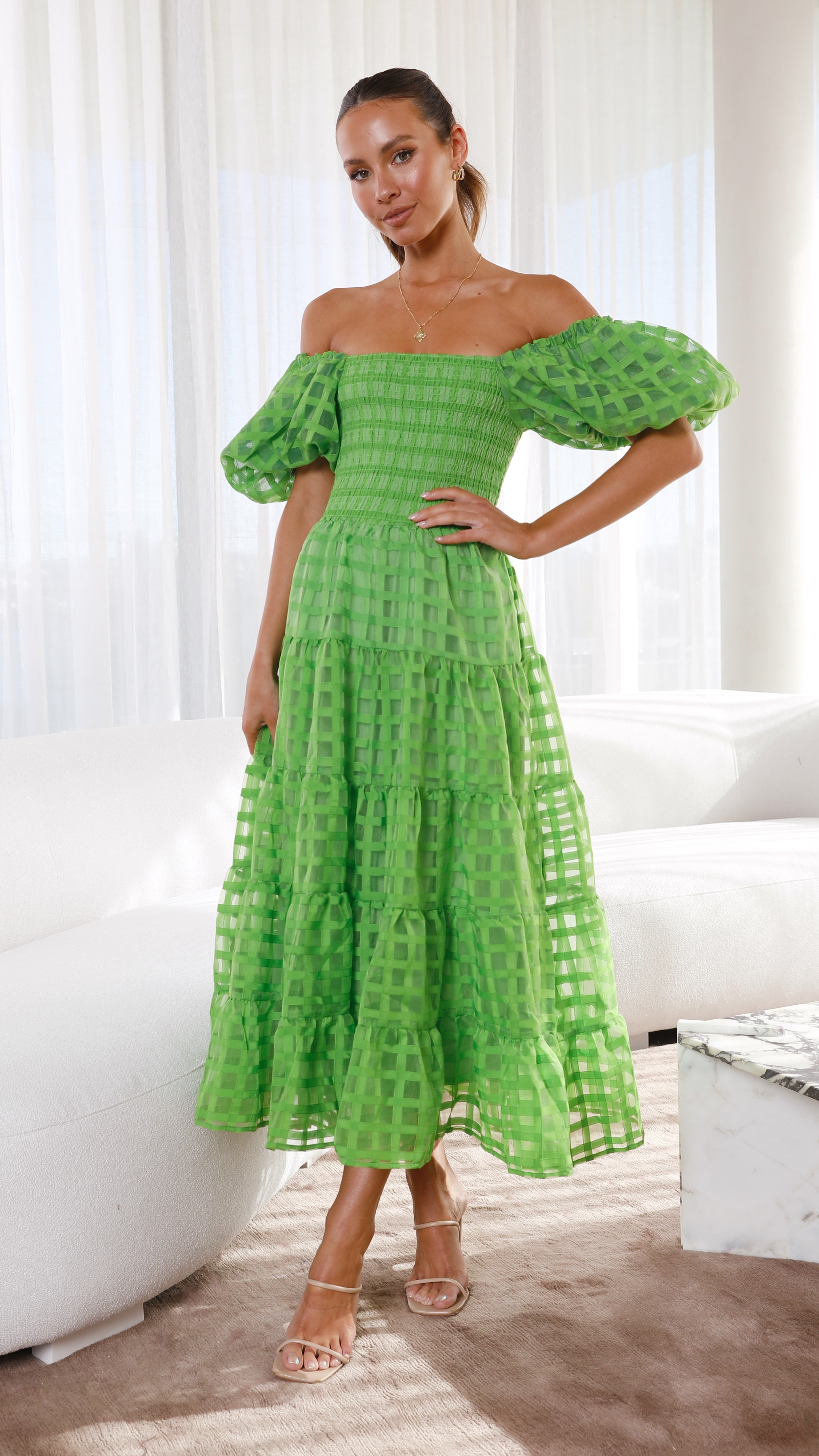 Kikodress - Deemi Maxi Dress - Green