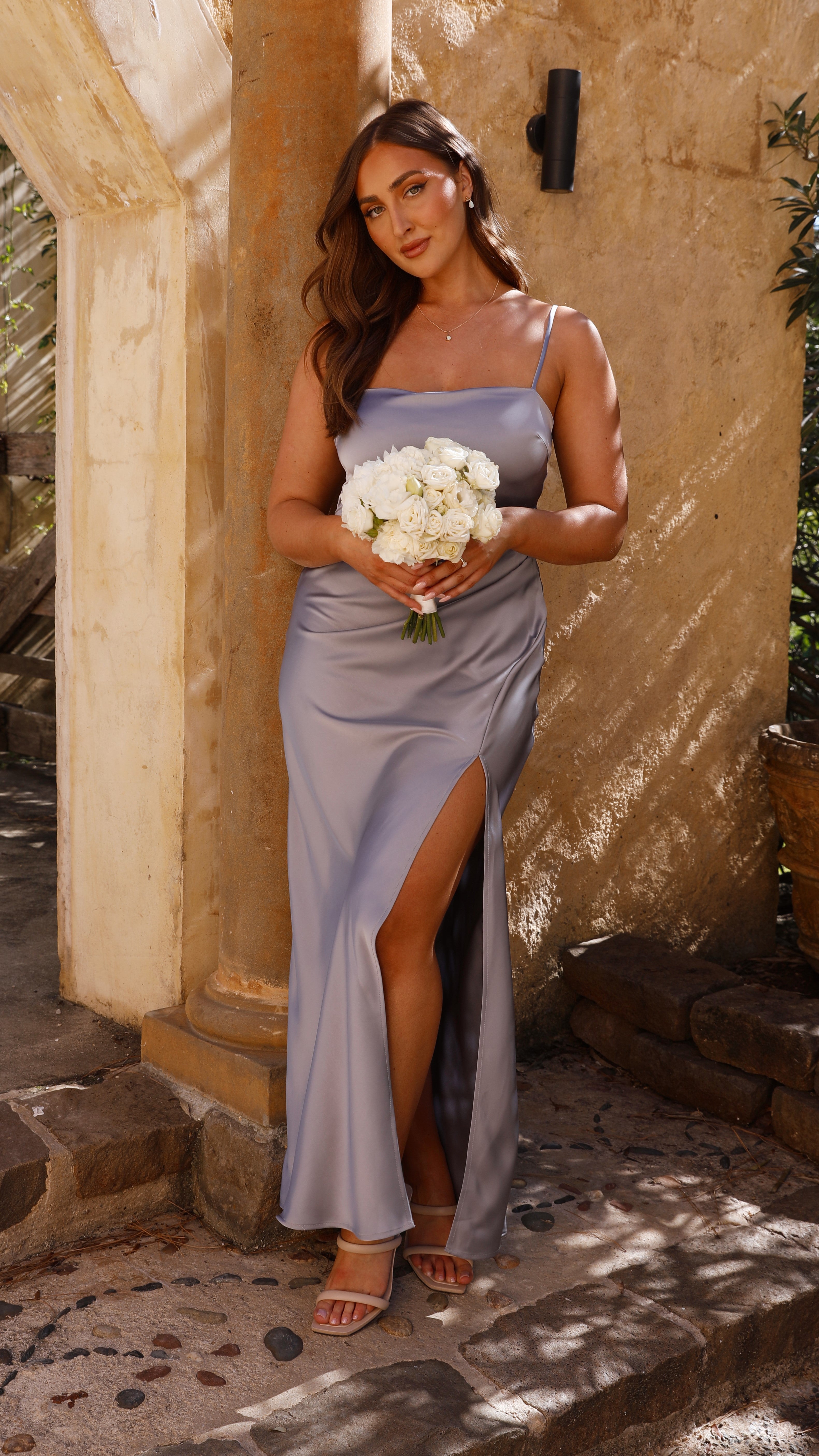 Kikodress - Ilana Maxi Dress - Steel Blue