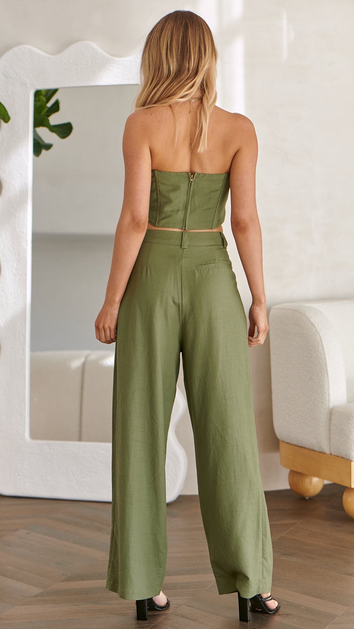 Kikodress - Lioness LA Quinta Pants- Khaki